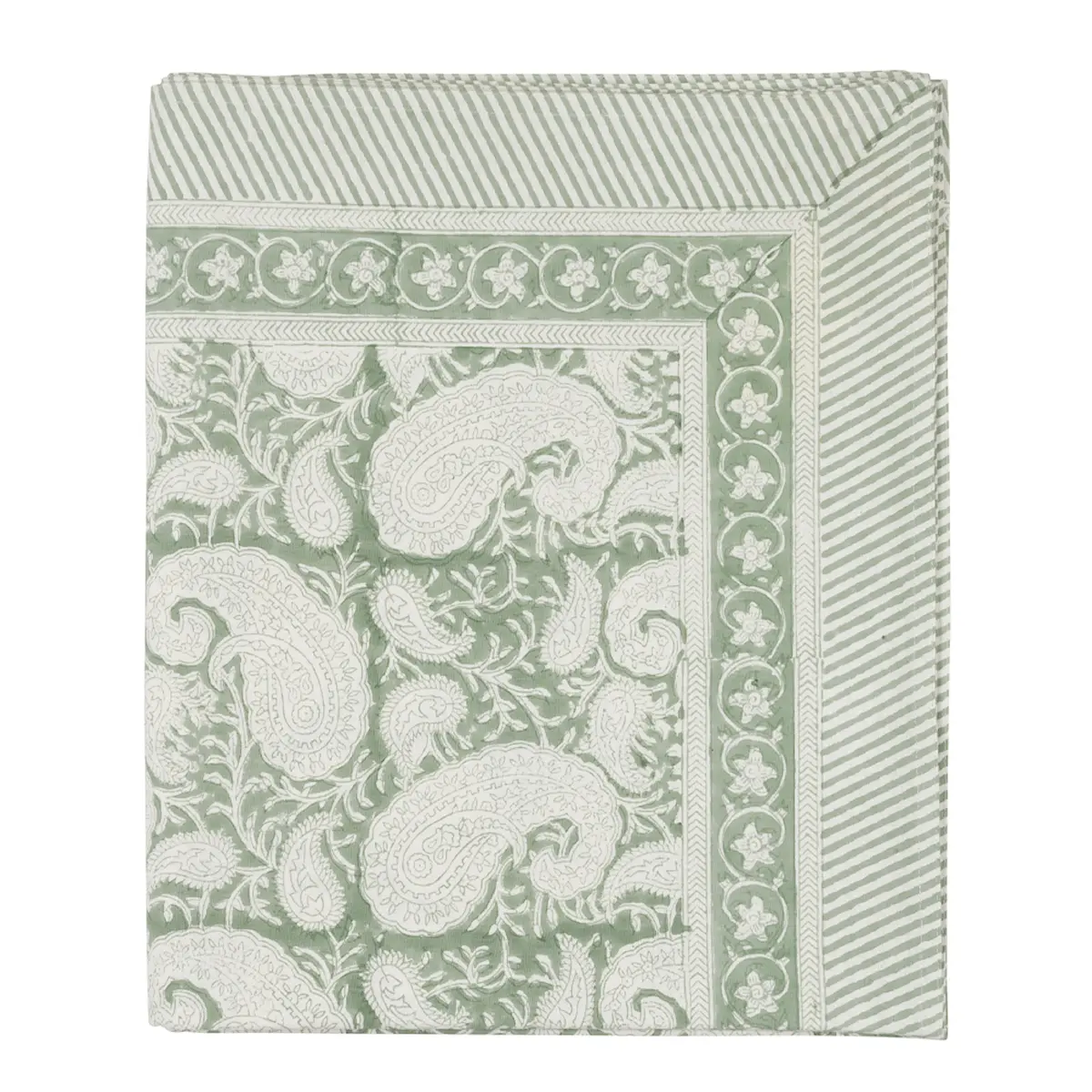 Chamois Big Paisley Bordsduk 150x350 cm
