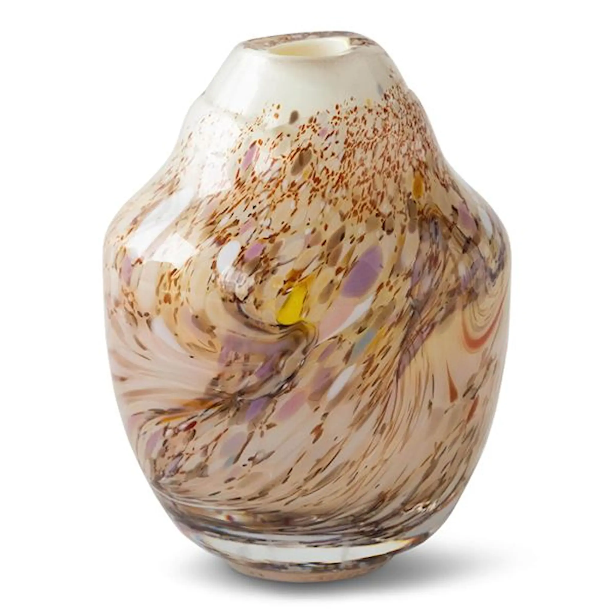 Magnor Unik Skulptur Konstglas 17 cm Brun