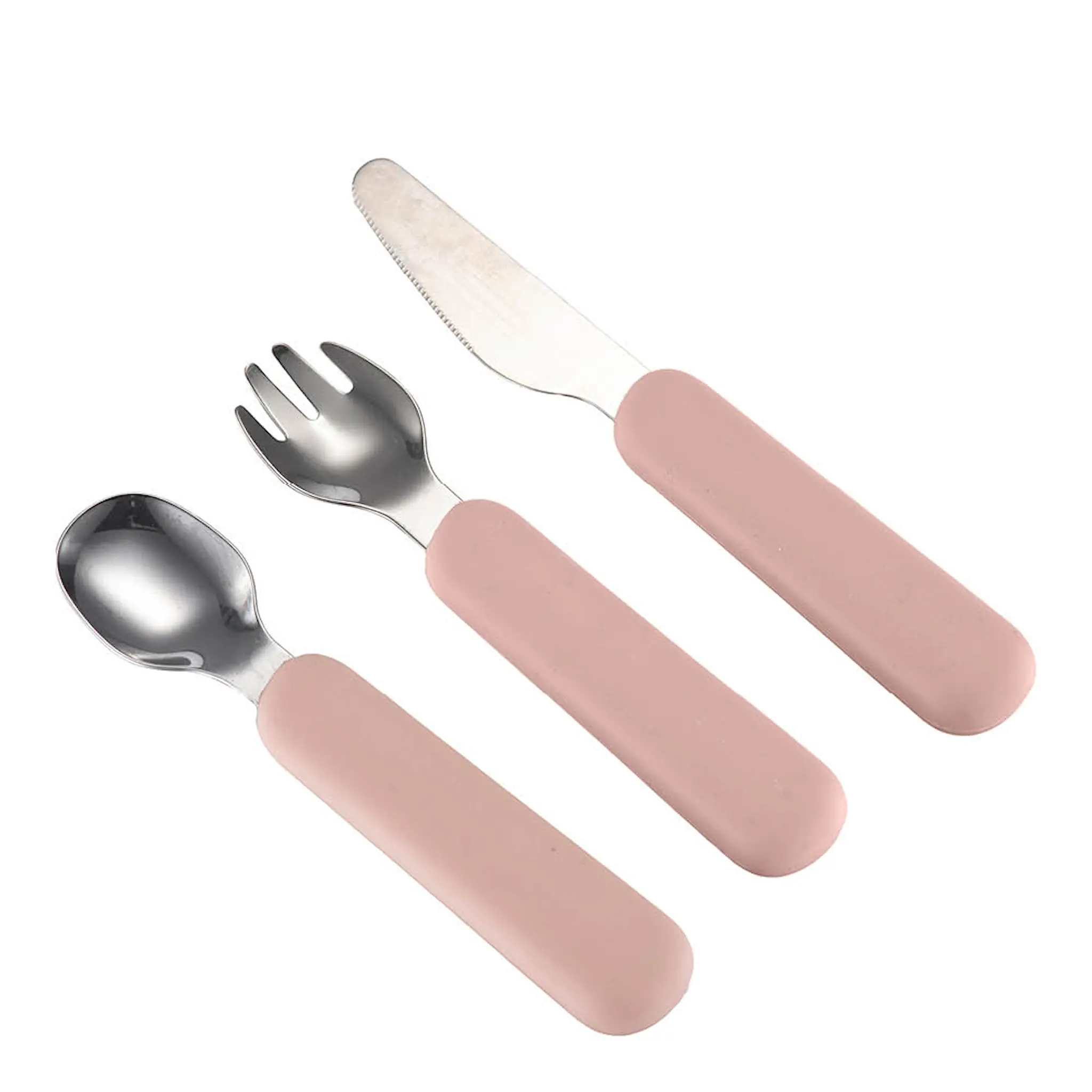 Modern House Chic Kids barnebestikk 3 deler rosa