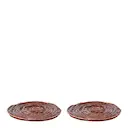 Fruity glasunderlägg veggie 2-pack vinröd
