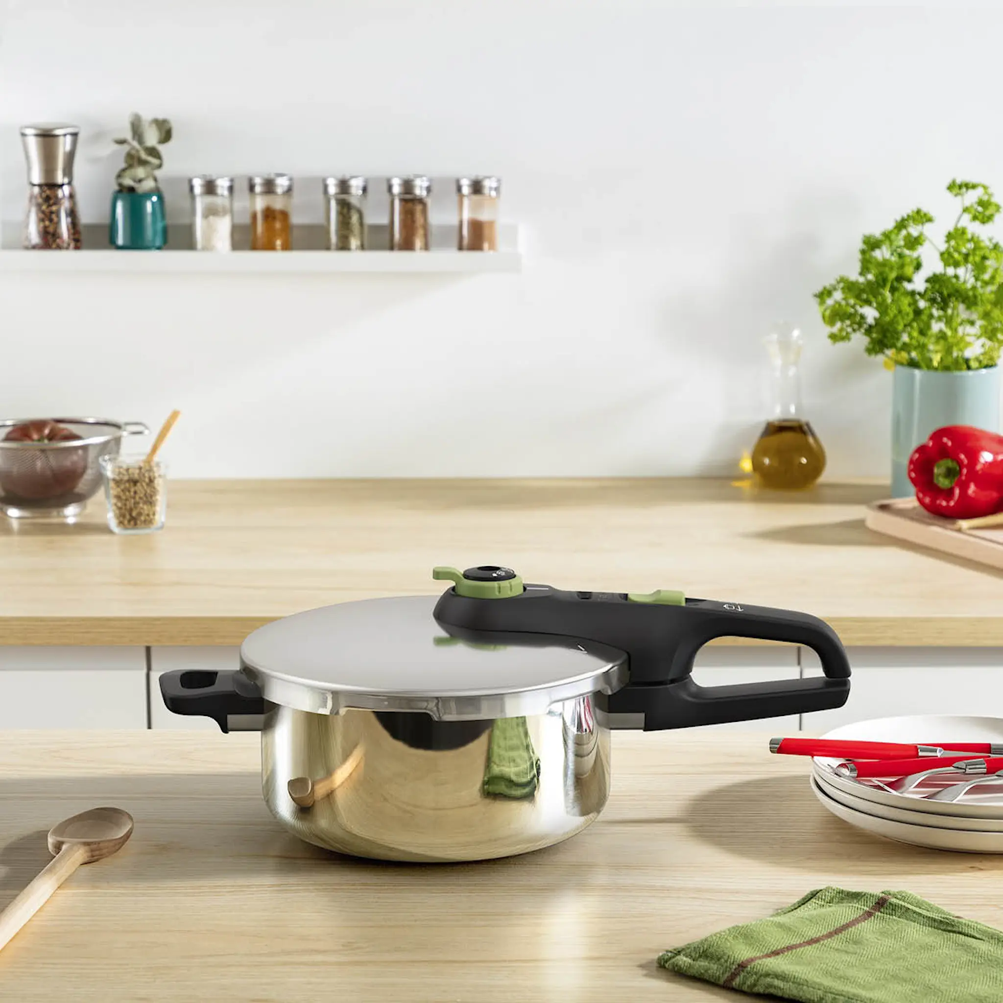 Tefal Secure Trendy Tryckkokare 4 L Rostfri
