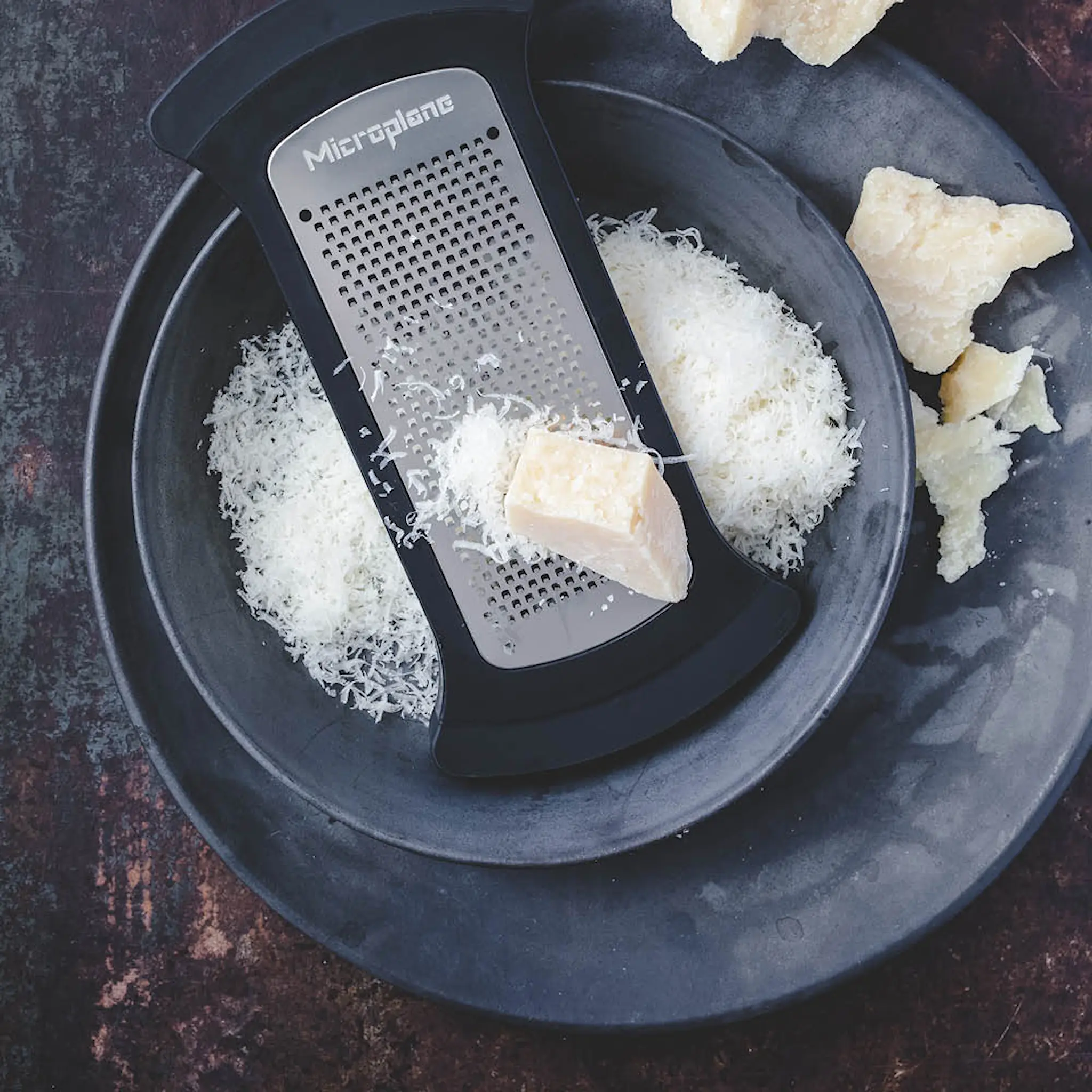 Microplane Bowl Grater rivjärn för skål fint svart