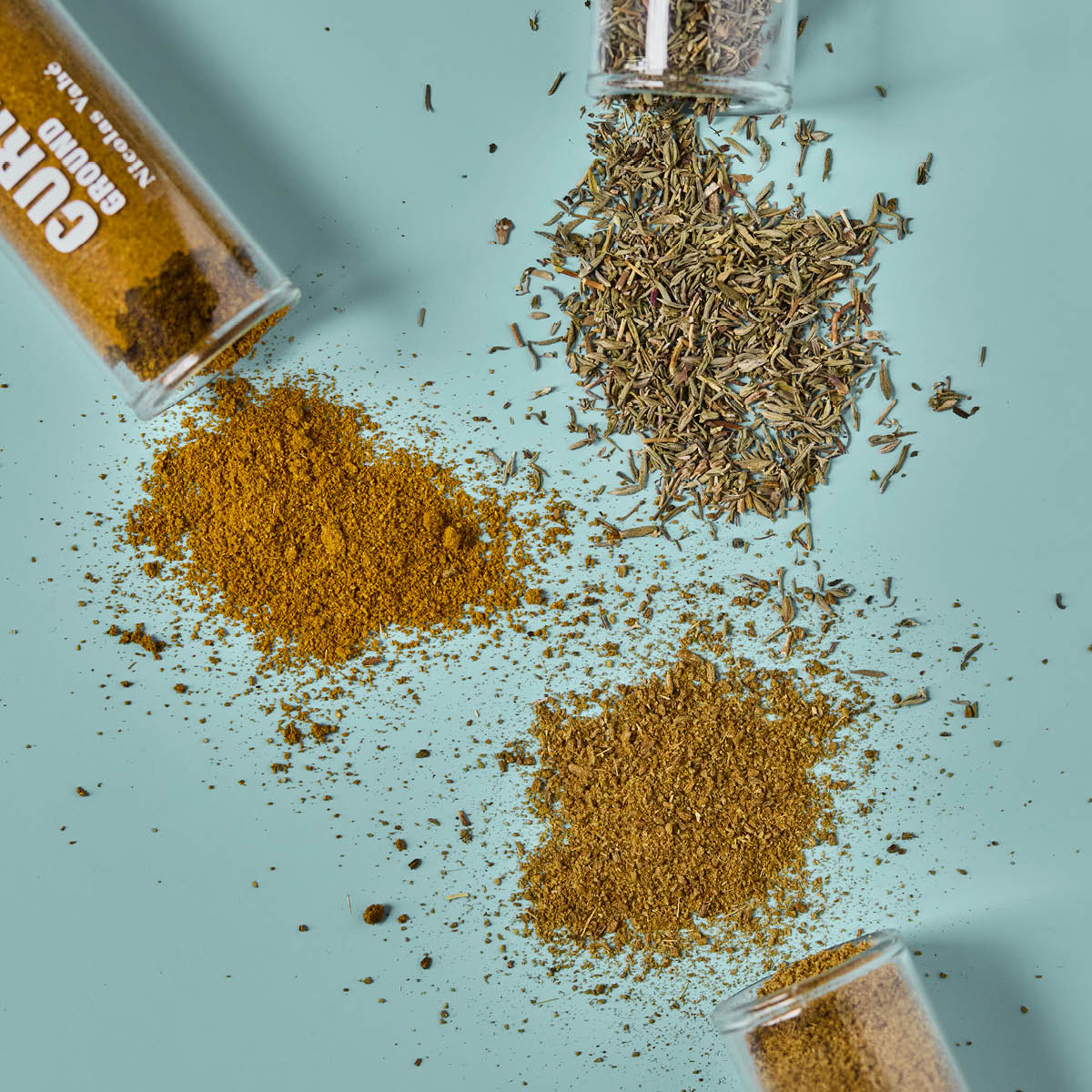 Nicolas Vahé Kryddset 43 g curry, timjan, spiskummin
