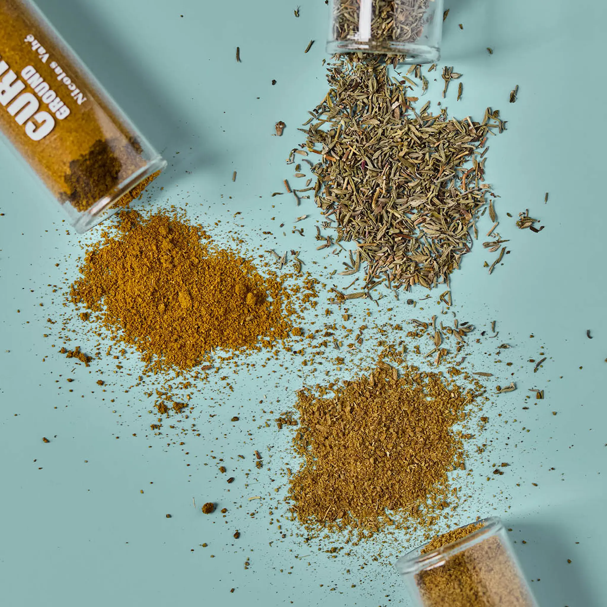 Nicolas Vahé Kryddset 43 g curry, timjan, spiskummin