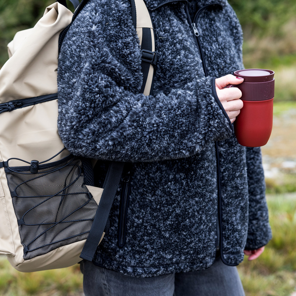 Sagaform Ted termosmugg 28 cl vinröd