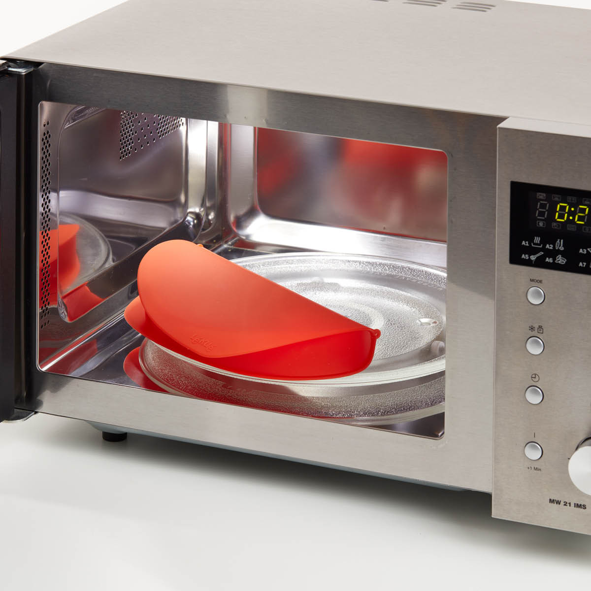 Lékué Omelettform för mikrovågsugn 23x12 cm röd