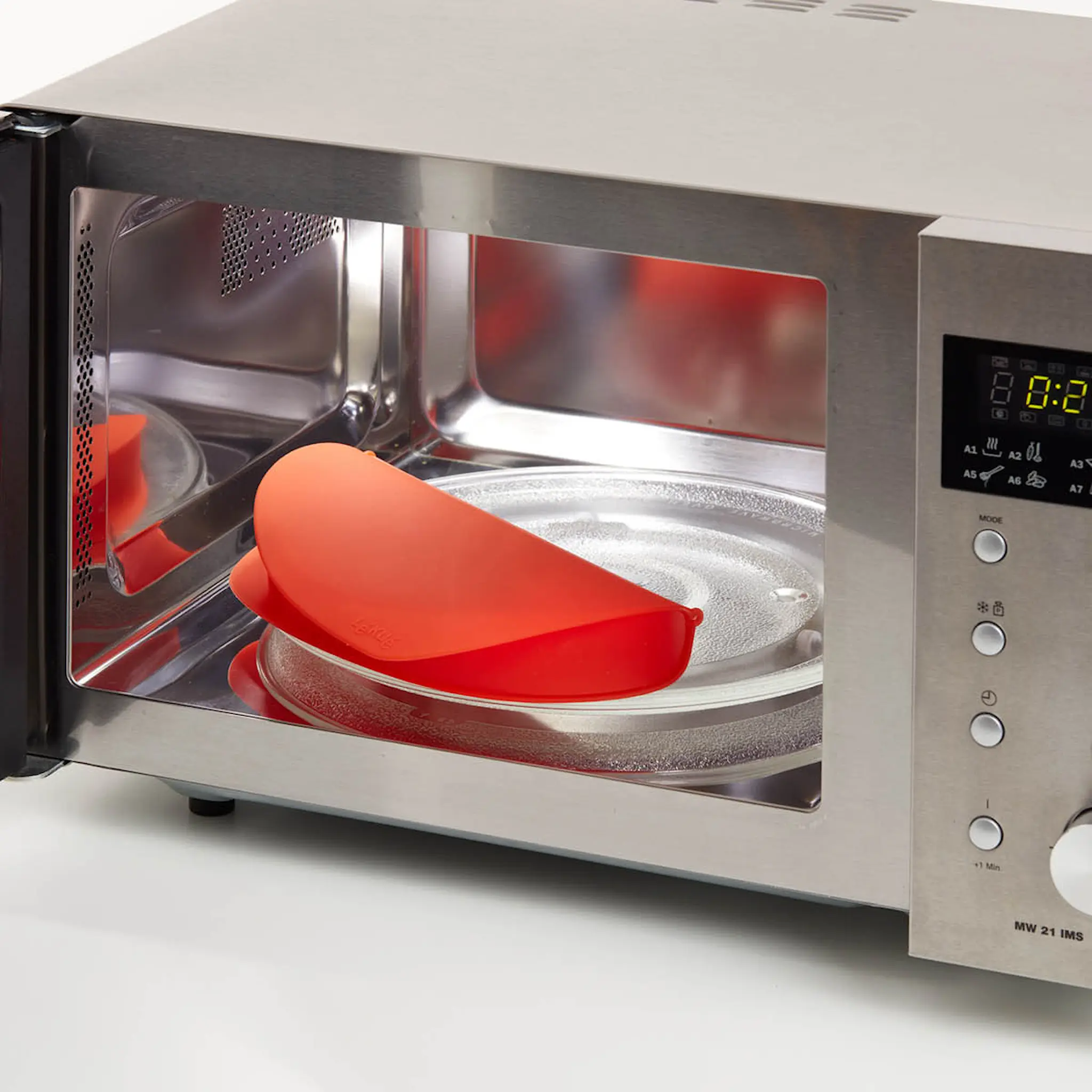 Lékué Omelettform för mikrovågsugn 23x12 cm röd