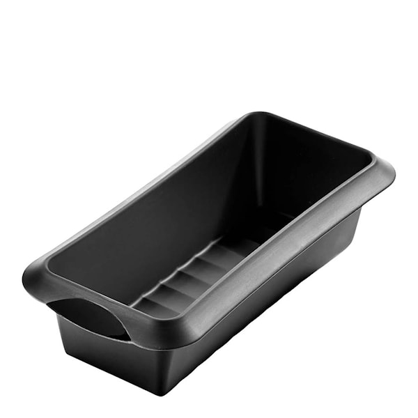 Bakform i silikon rektangulär 24 cm svart