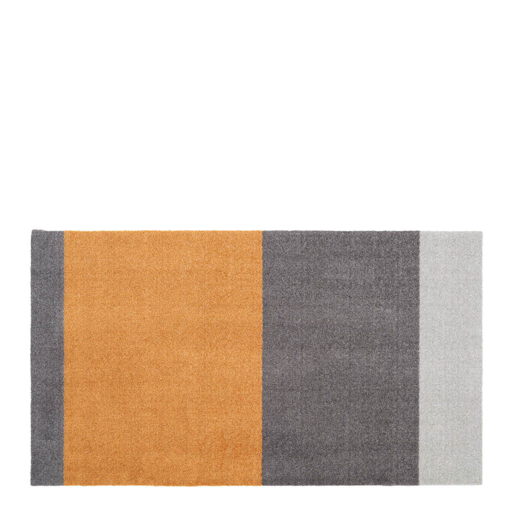 Tica Copenhagen - Stripes Matto 120x67 cm Keltainen/Harmaa