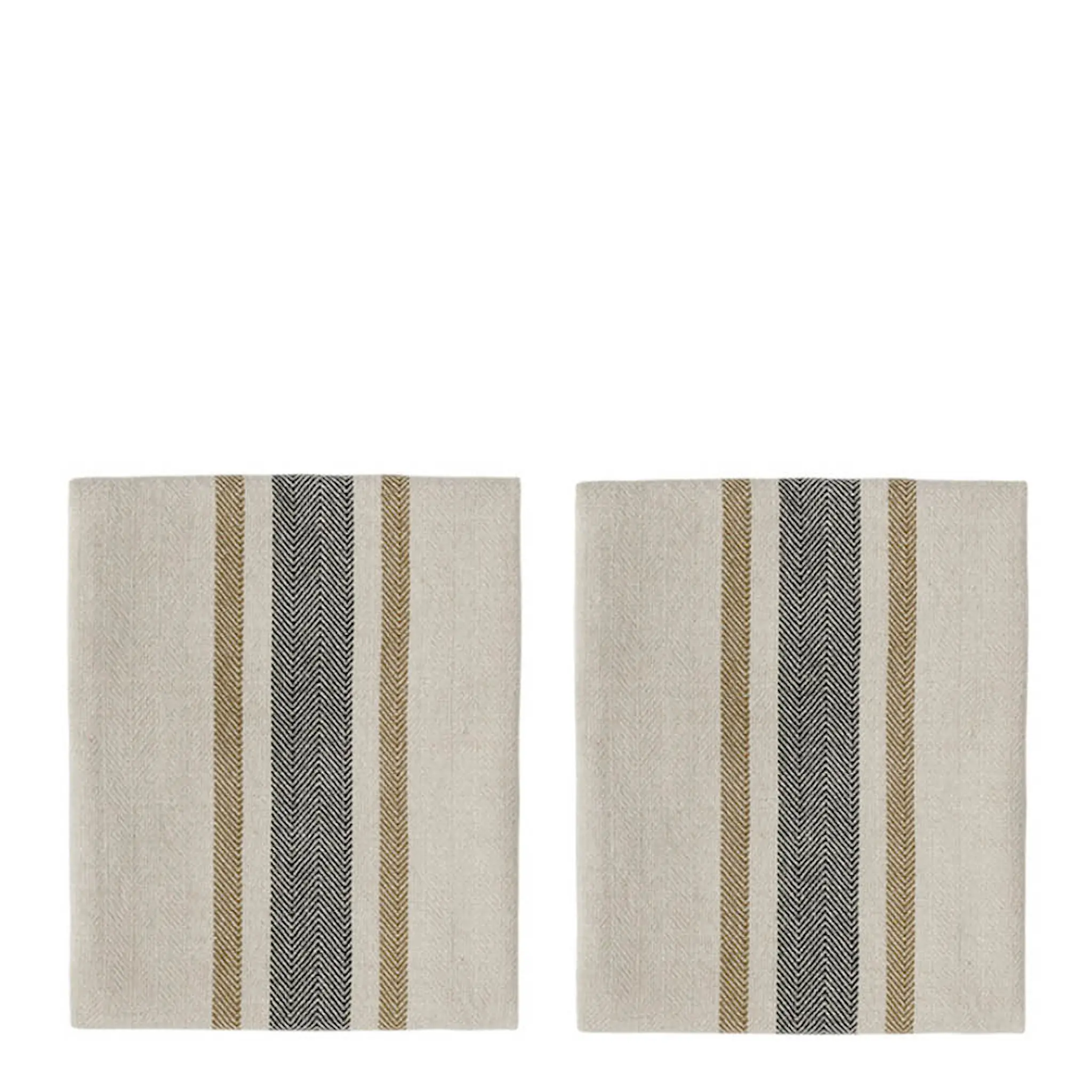 OYOY Linu tygservett 45x45 cm 2-pack svart