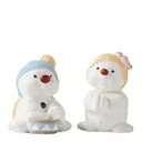Snögubbar 2023 Thamias & Tida figur 5 cm 2 delar