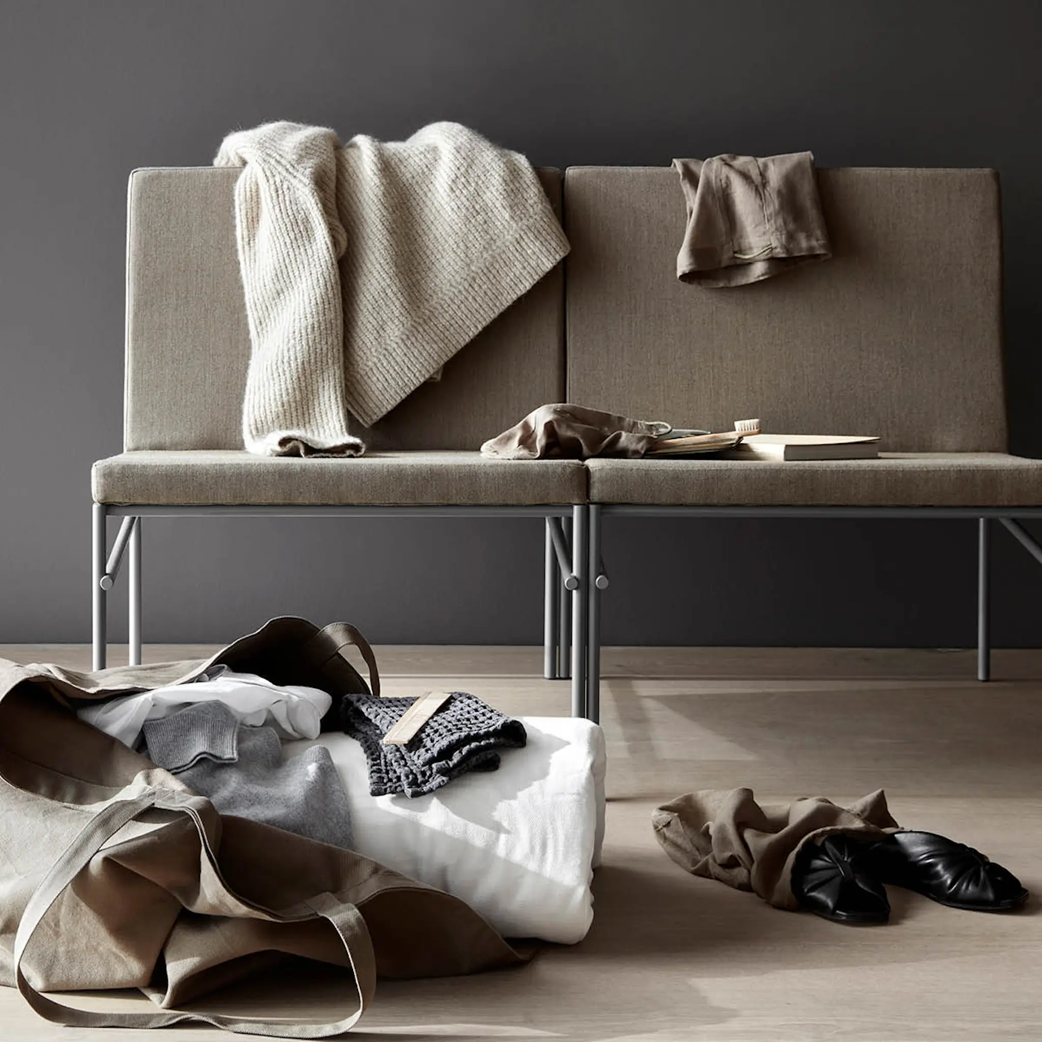 The Organic Company Återanvändbar tygpåse 3-pack clay