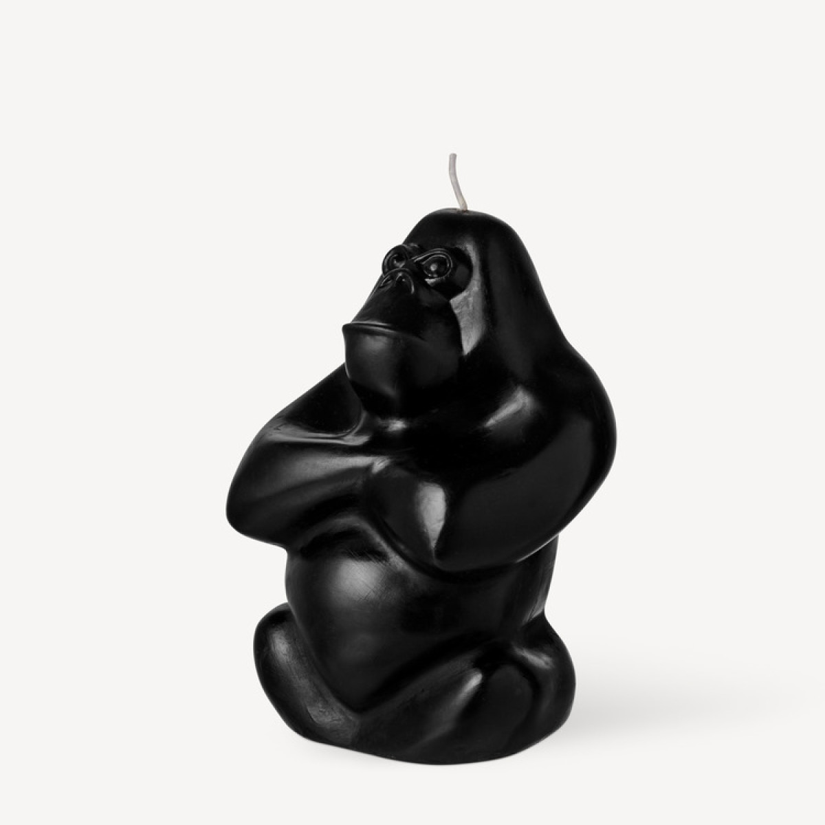 Kosta Boda Gabba Gabba Kynttilä 11,5 cm Musta