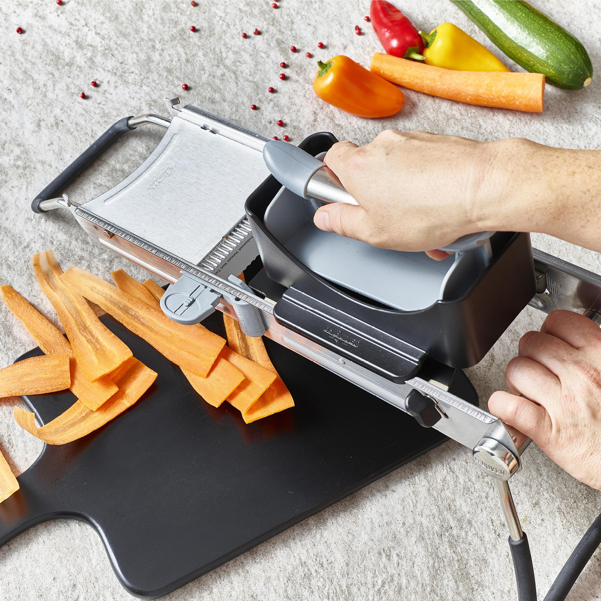 de Buyer Revolution mandolin 50 cm stål