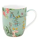 Jolie Flowers liten mugg 20 cl ljusblå