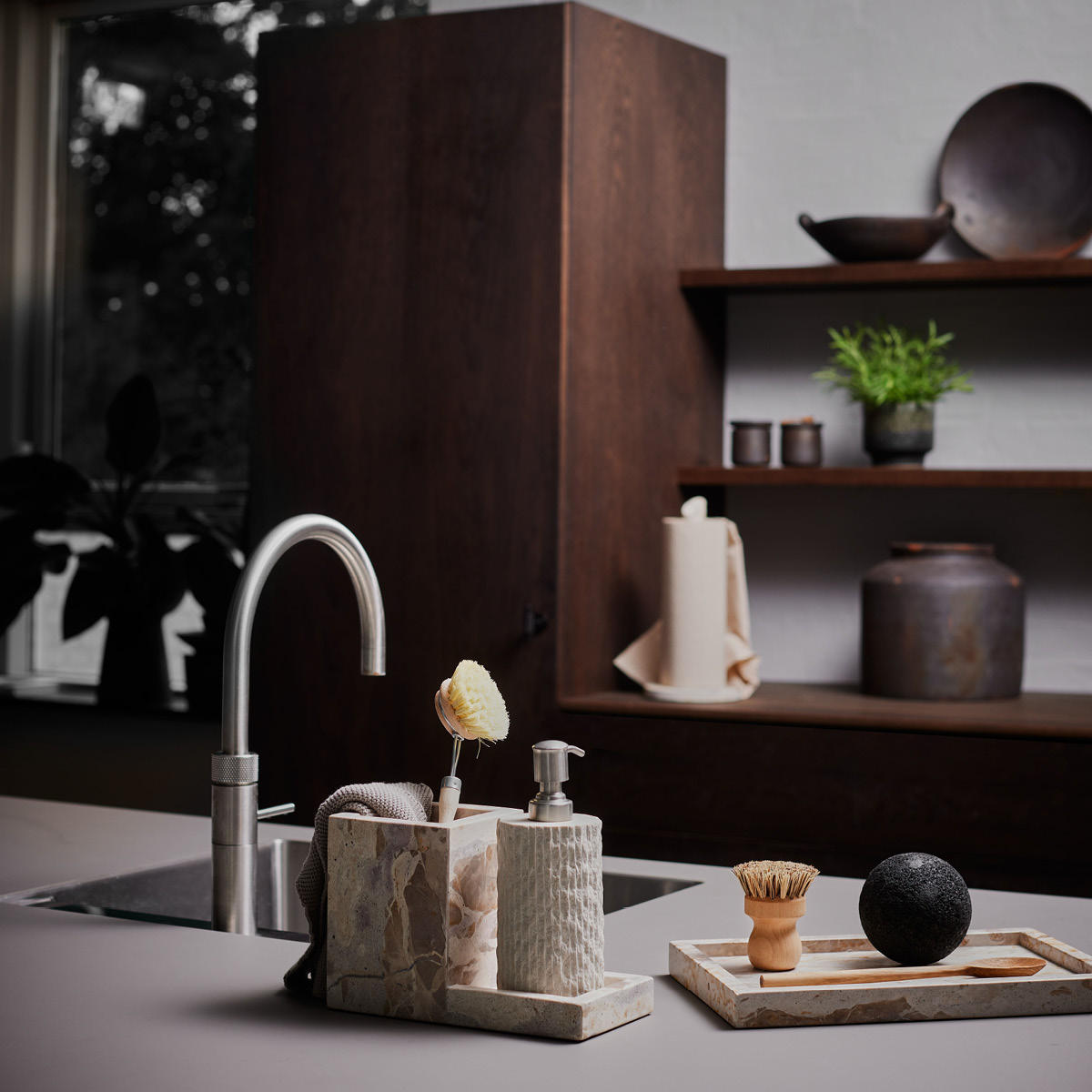 Muubs Kama tvålpump 17,5 cm beige