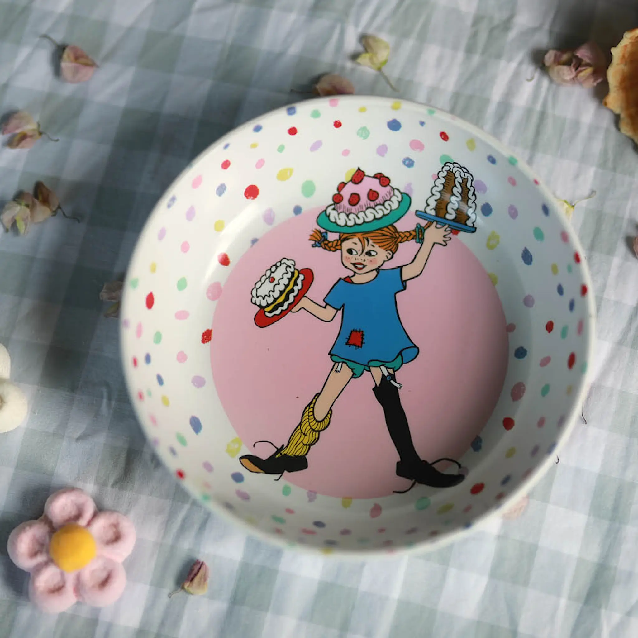 Rätt Start Pippi skål 14,5 cm Födelsedag