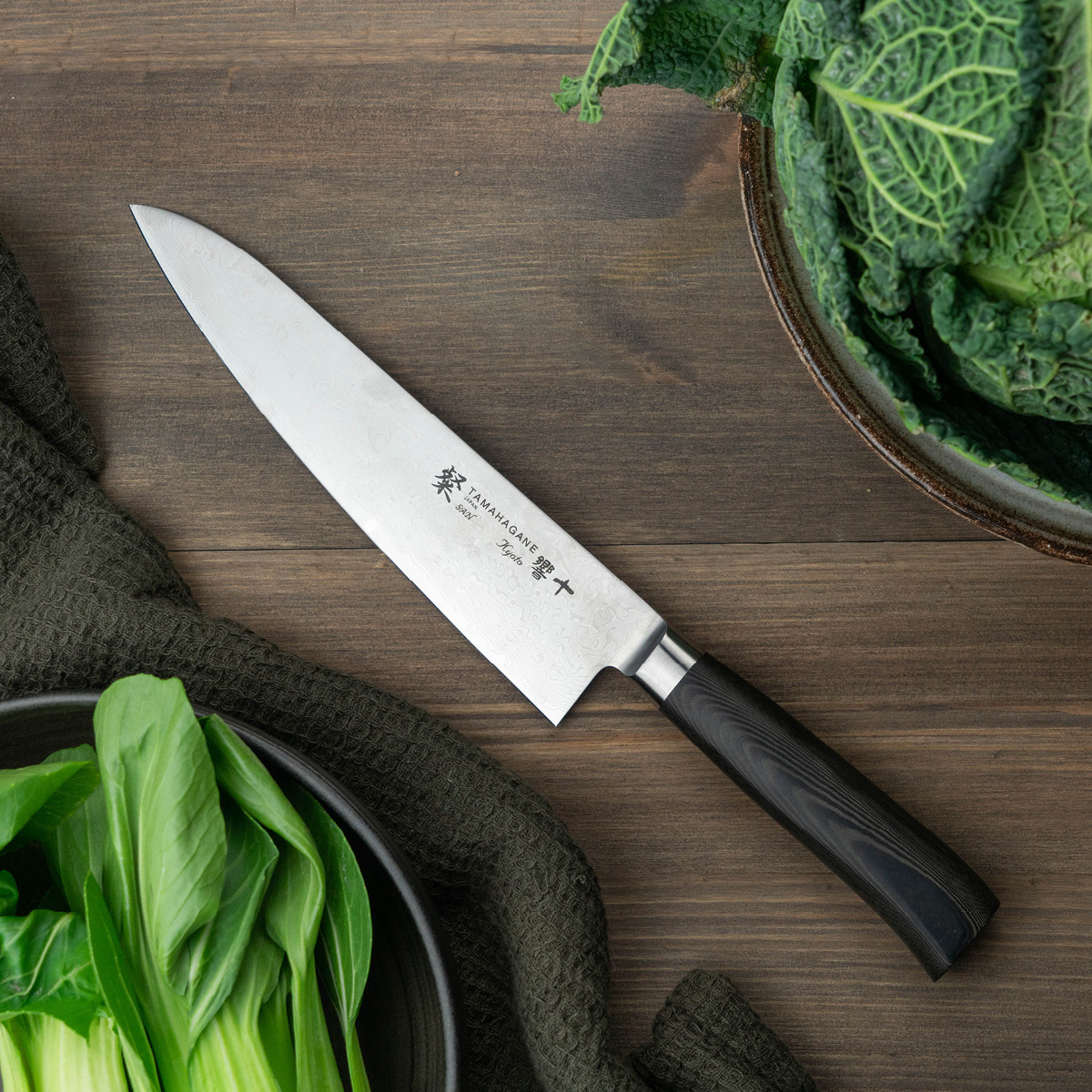 Tamahagane San Kyoto Kokkiveitsi 21 cm