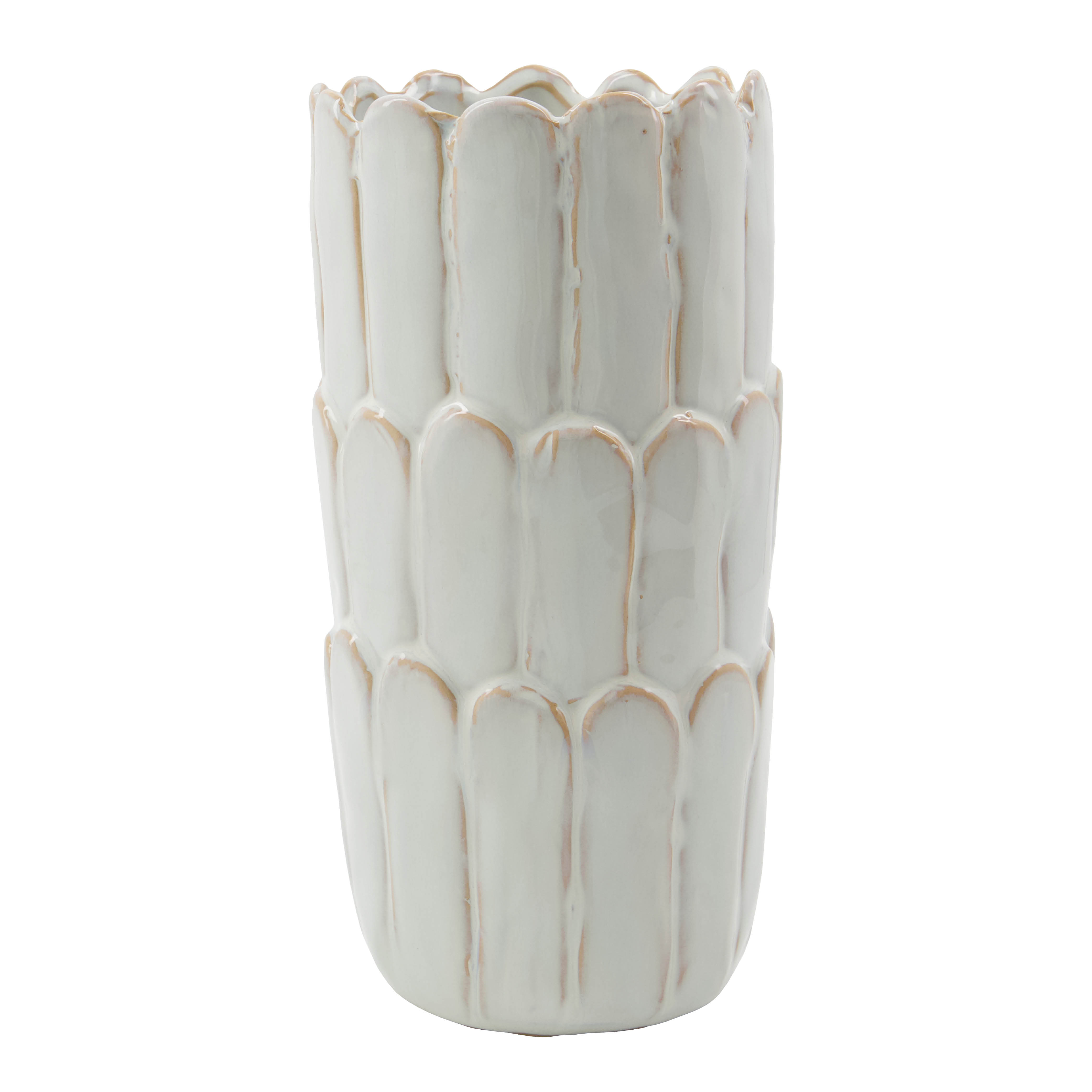 House Doctor Ezra vas 25 cm offwhite