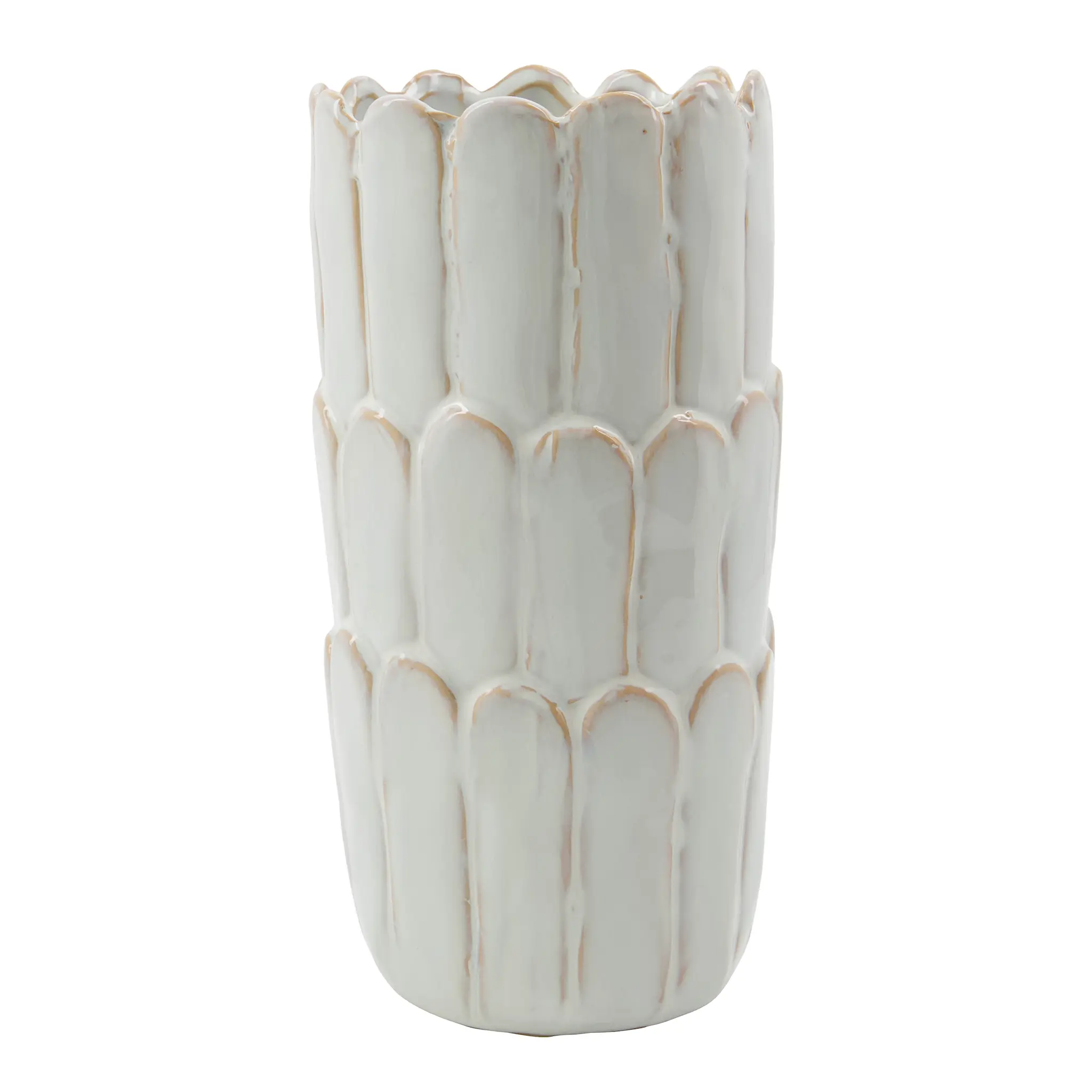 House Doctor Ezra vas 25 cm offwhite