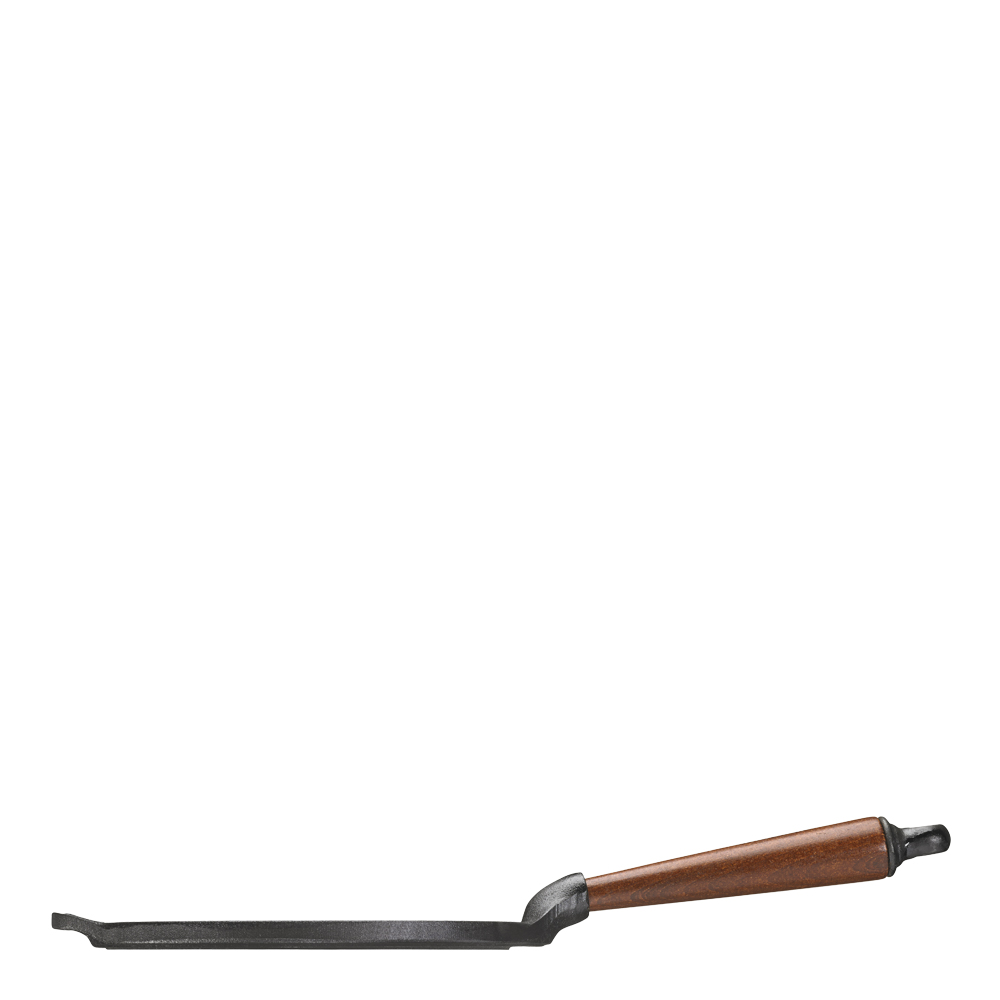 Skeppshult Traditional plettpanne hjerte med trehåndtak 22 cm