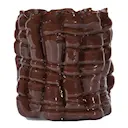 Laranne S ljuslykta 10x10 cm brun