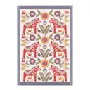 Dalahäst Kurbitshäst handduk 35x50 cm