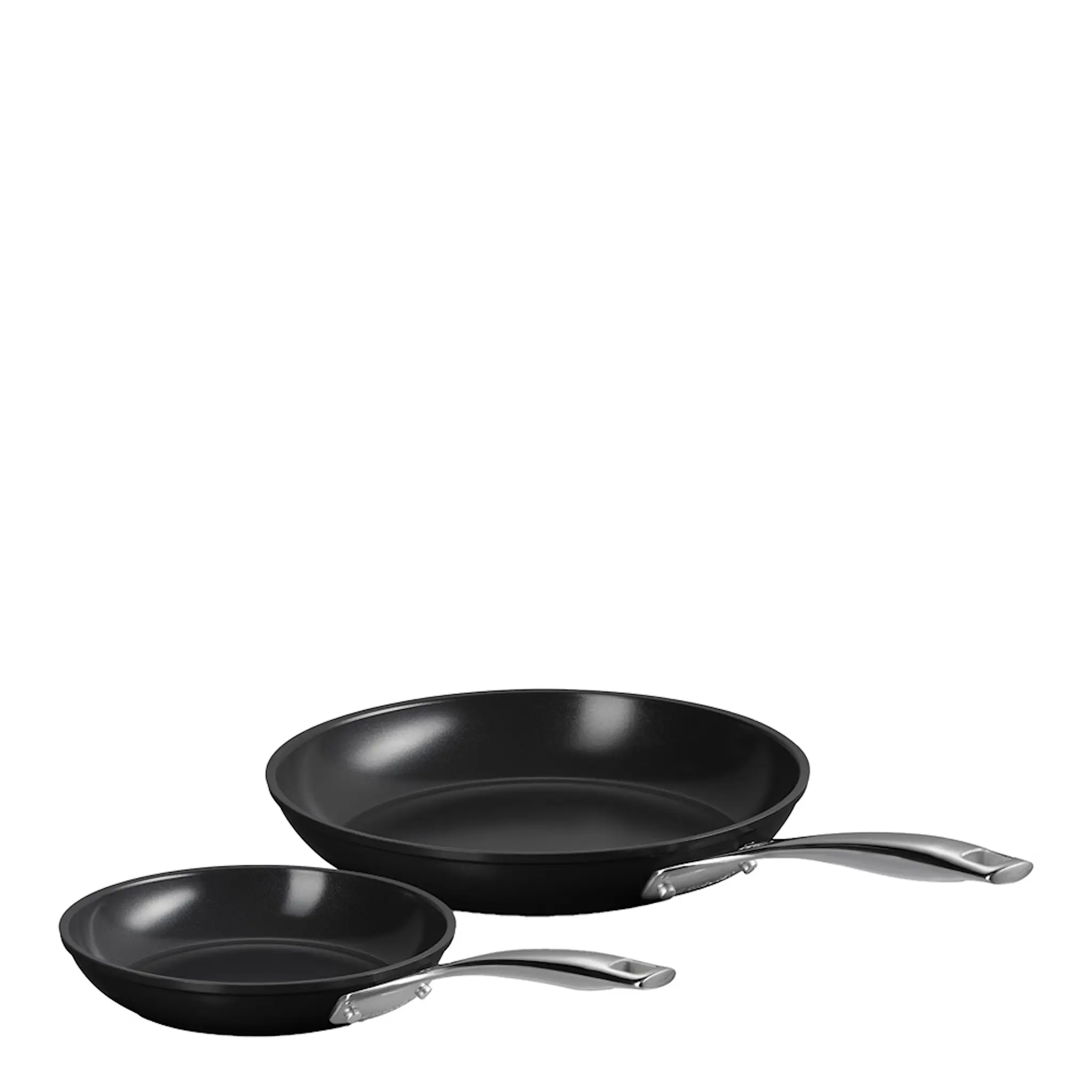 Le Creuset ENSC stekpanna 2 delar 20+26 cm black