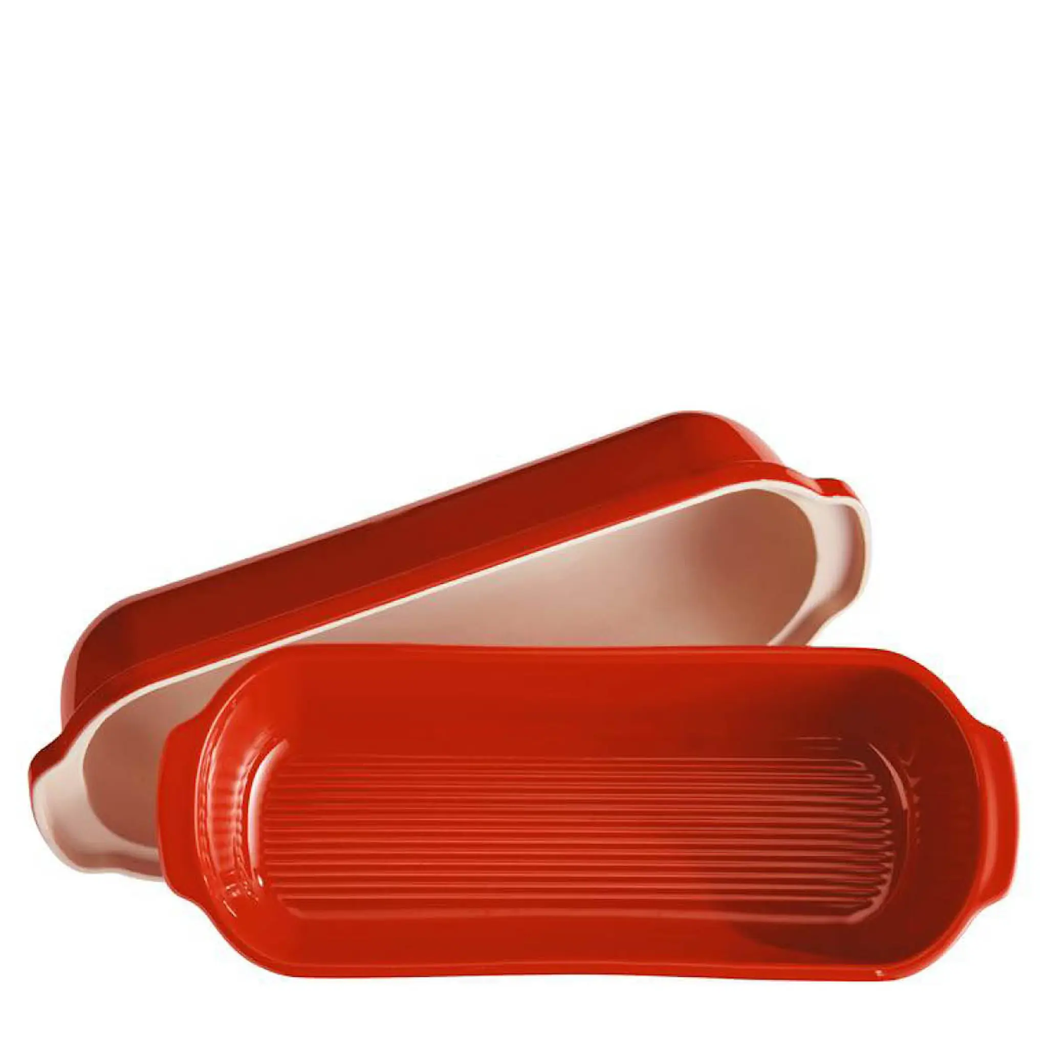 Emile Henry Brödform rektangulär 4,5 L röd