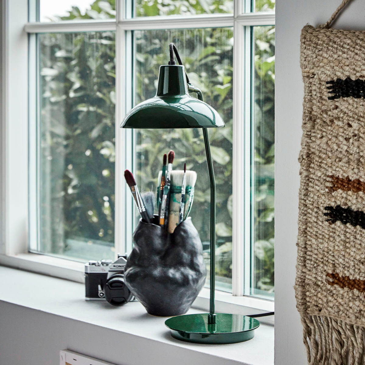 House Doctor Desk Pöytävalaisin 34x50 cm Vihreä