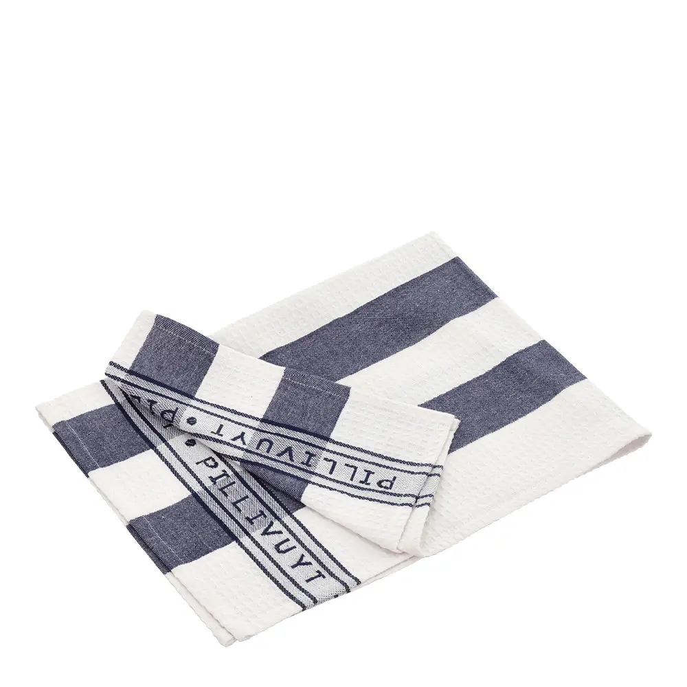 Pilliuyt Keittiöpyyhe 90x60 cm Sininen/Valkoinen
