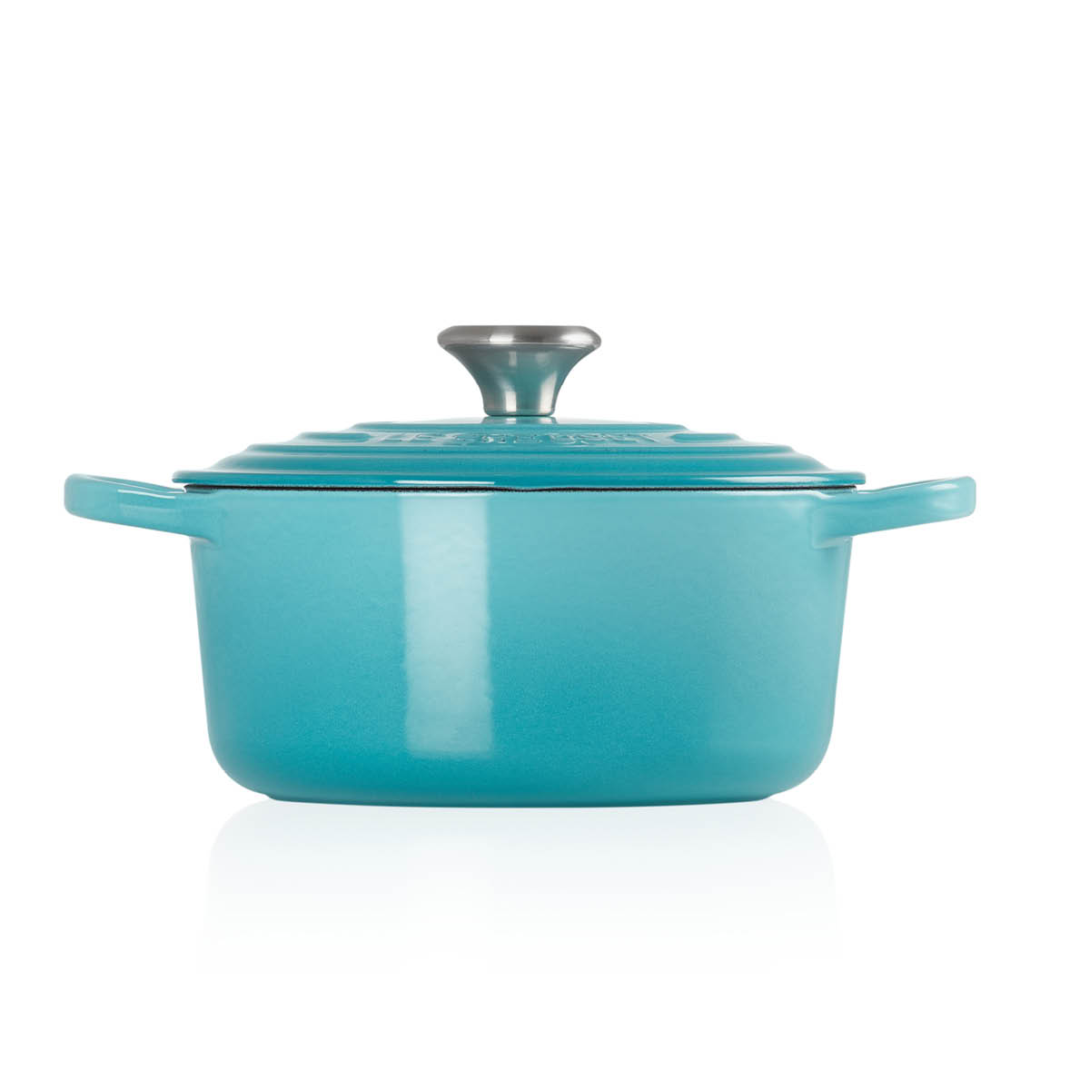 Le Creuset Signature Valurautapata pyöreä 24 cm 4,2 L Caribbean