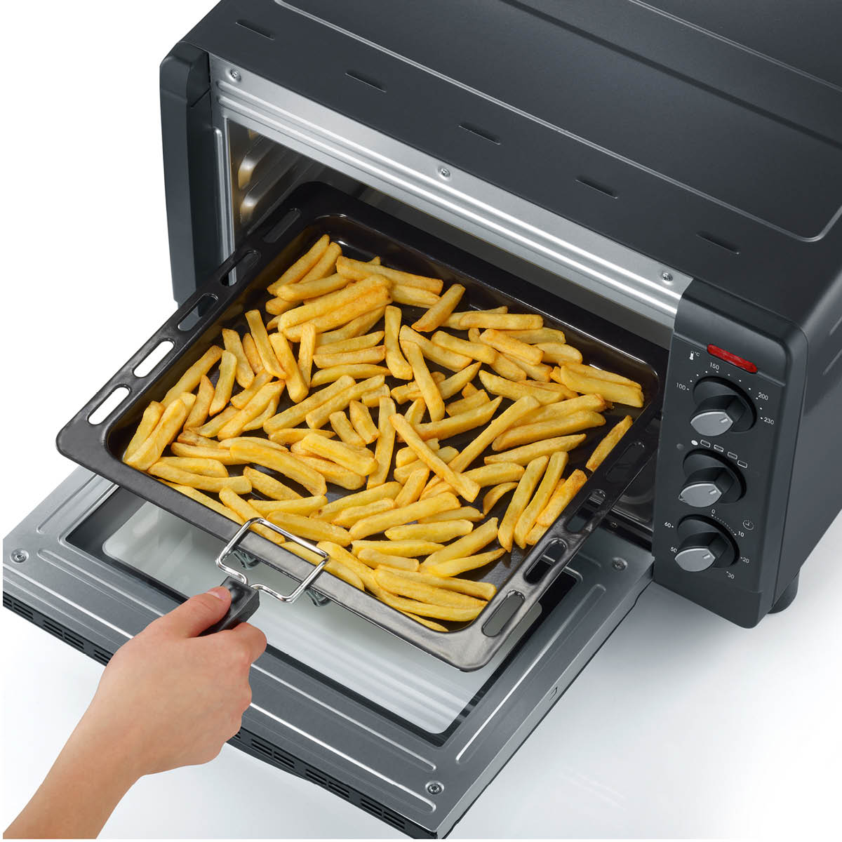 Severin Miniugn med varmluft TO2068 20 L svart