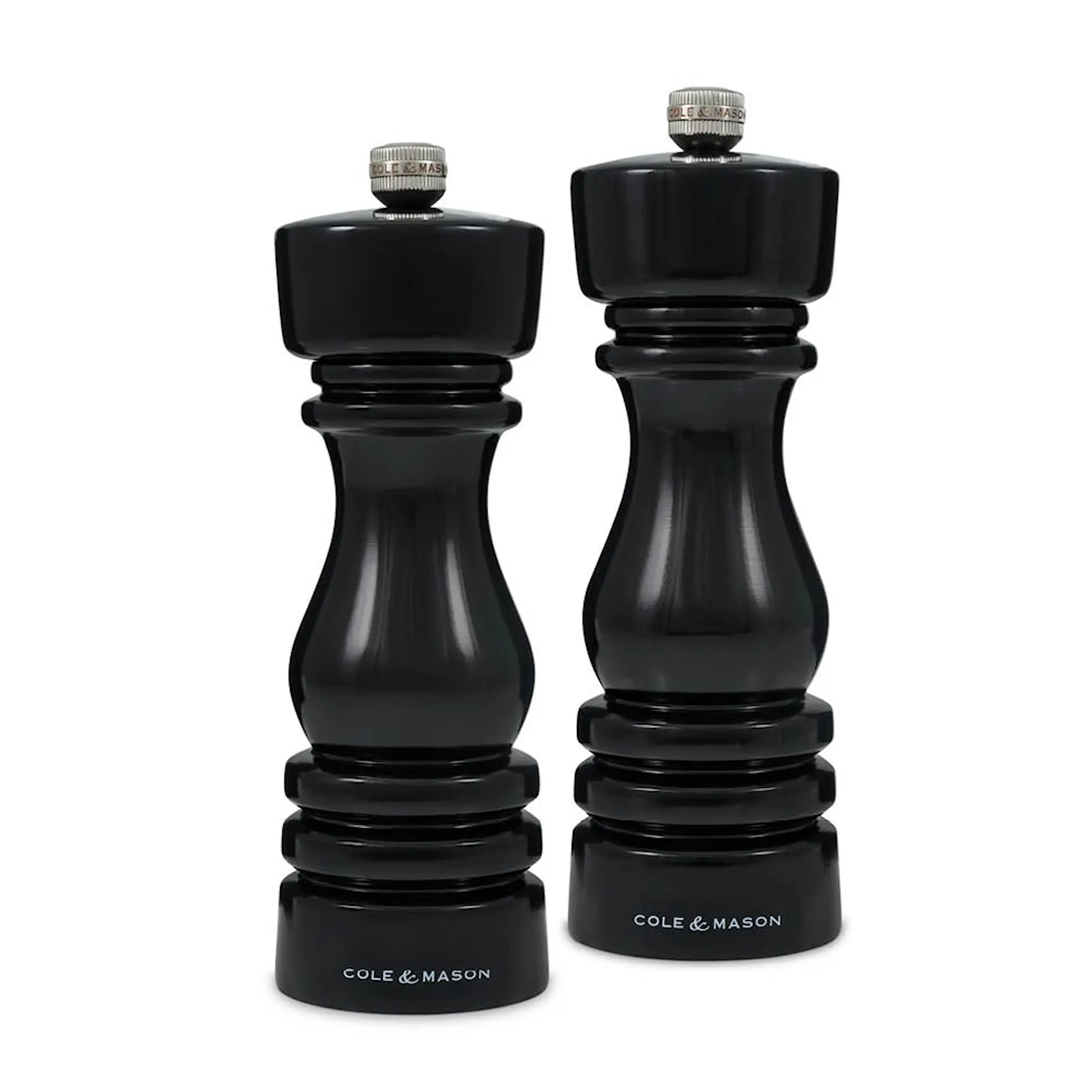 Cole & Mason London Salt- och Pepparkvarnset 18 cm Svart
