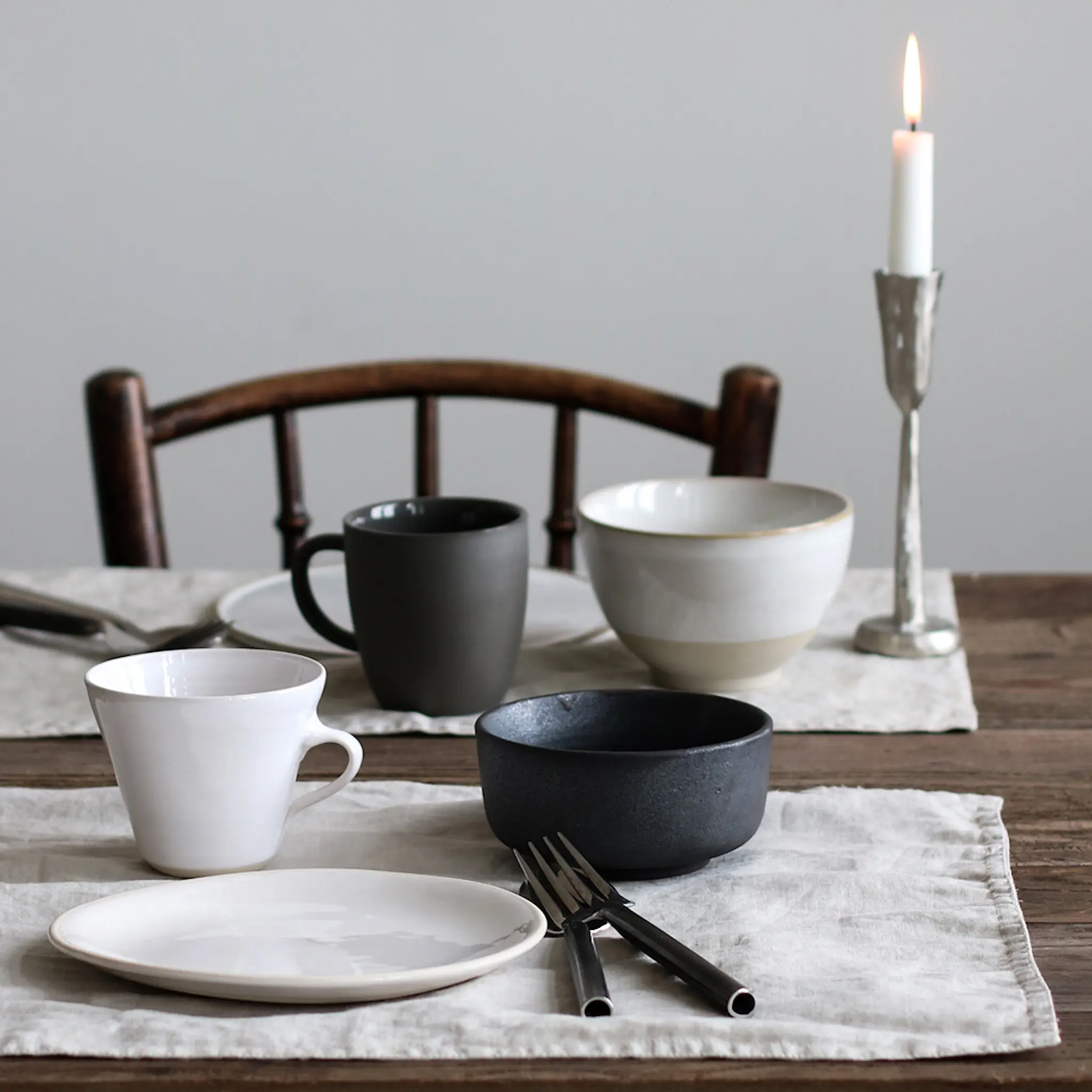 Tell Me More Bordstablett 35x50 cm Warm Grey