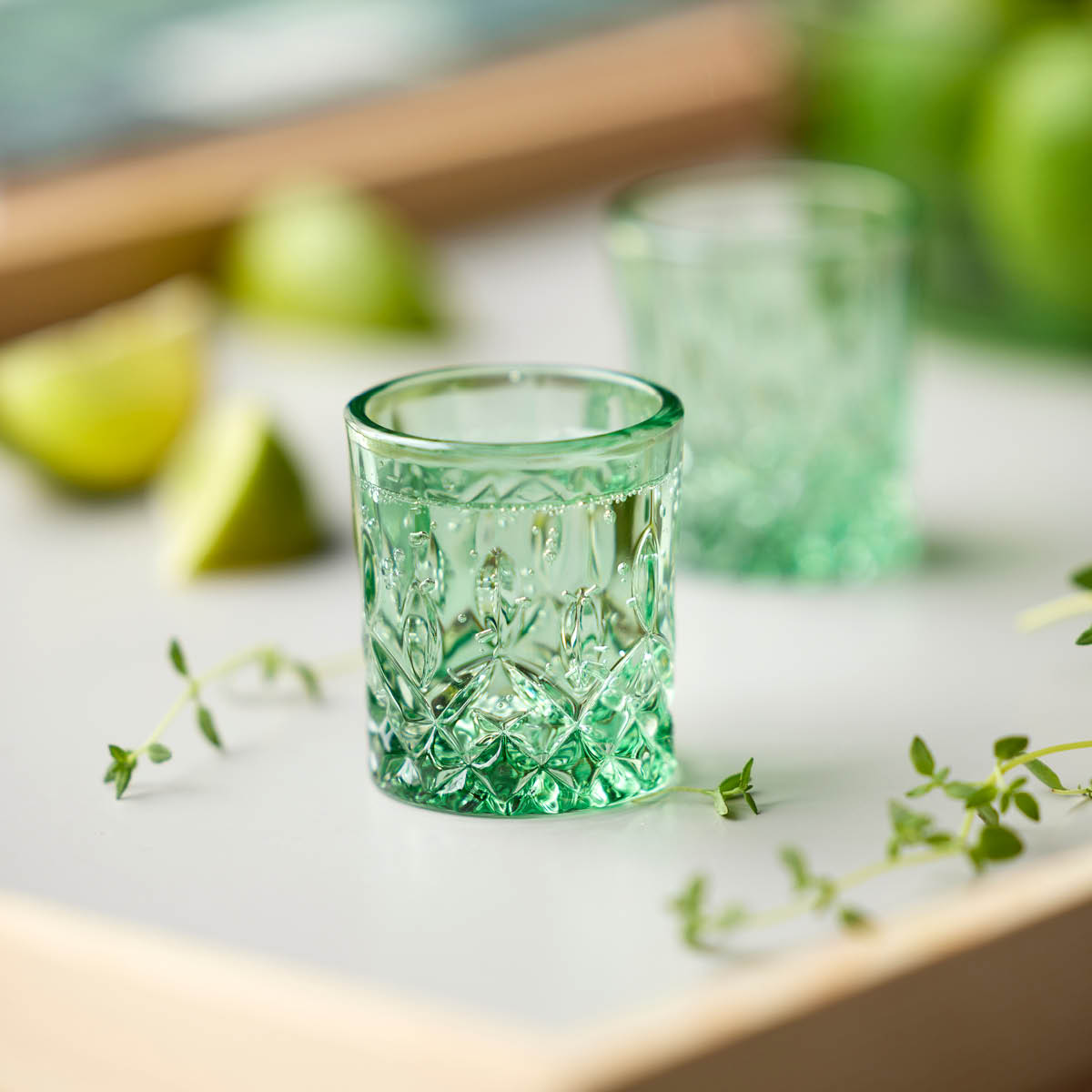 Lyngby Glas Sorrento Shottilasi 4 cl 4 kpl Vihreä