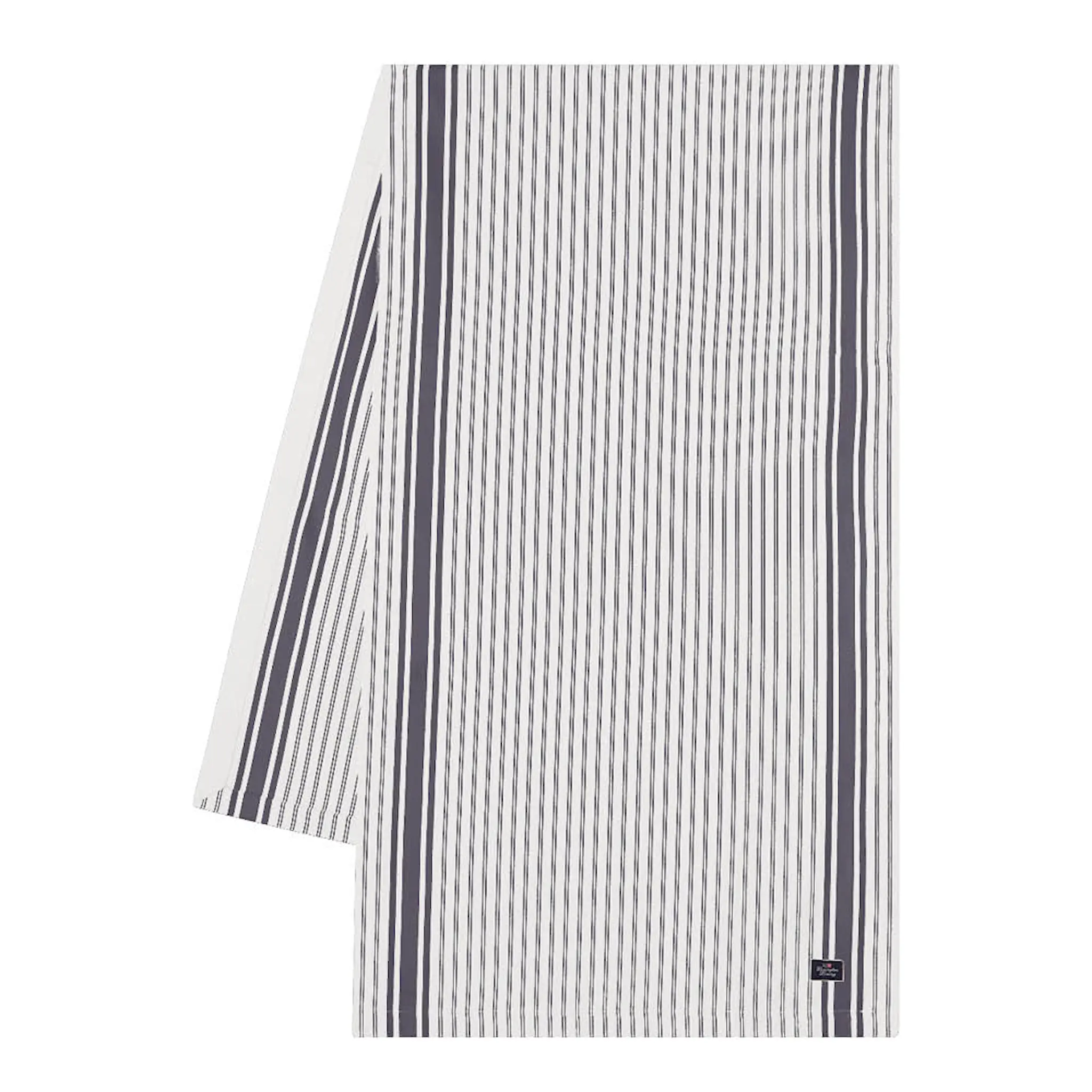 Lexington Icons randig löpare oxford 50x250 cm white/dress blue