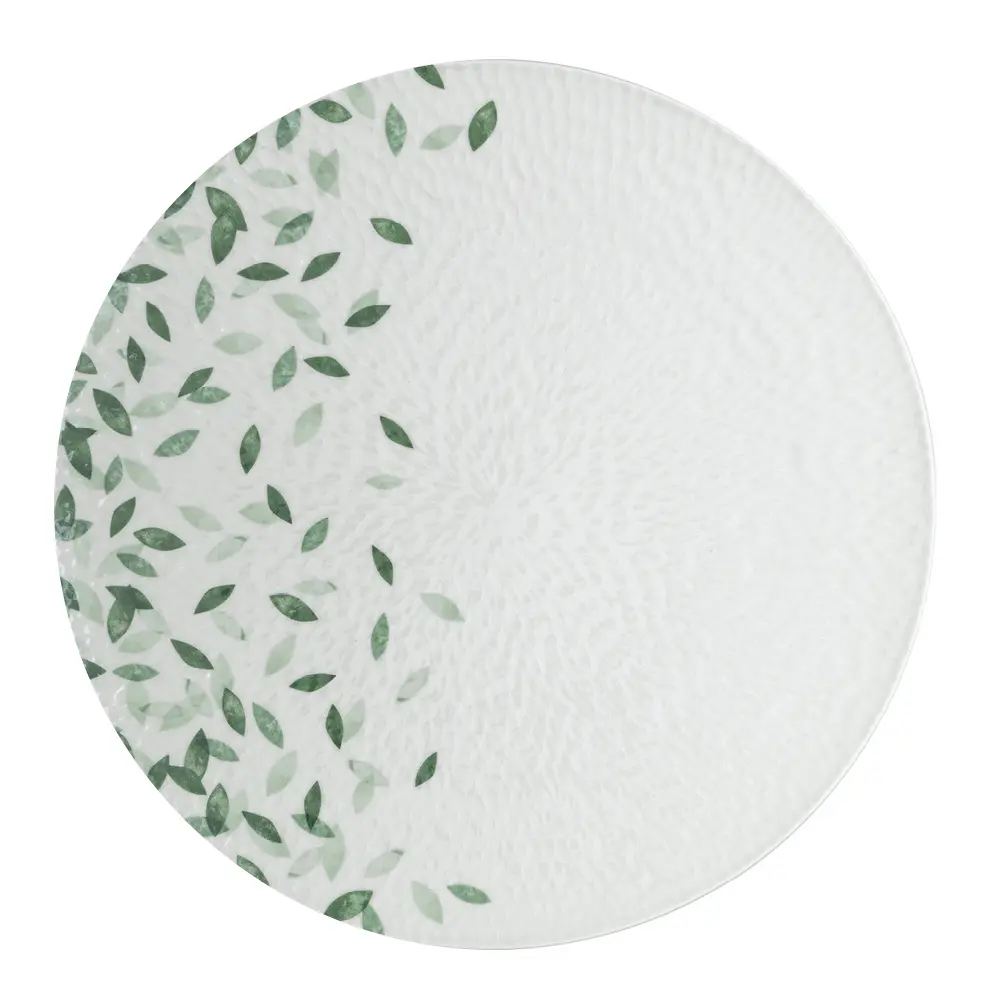 Greenhouse Lautanen 27,5 cm Valkoinen/Vihreä