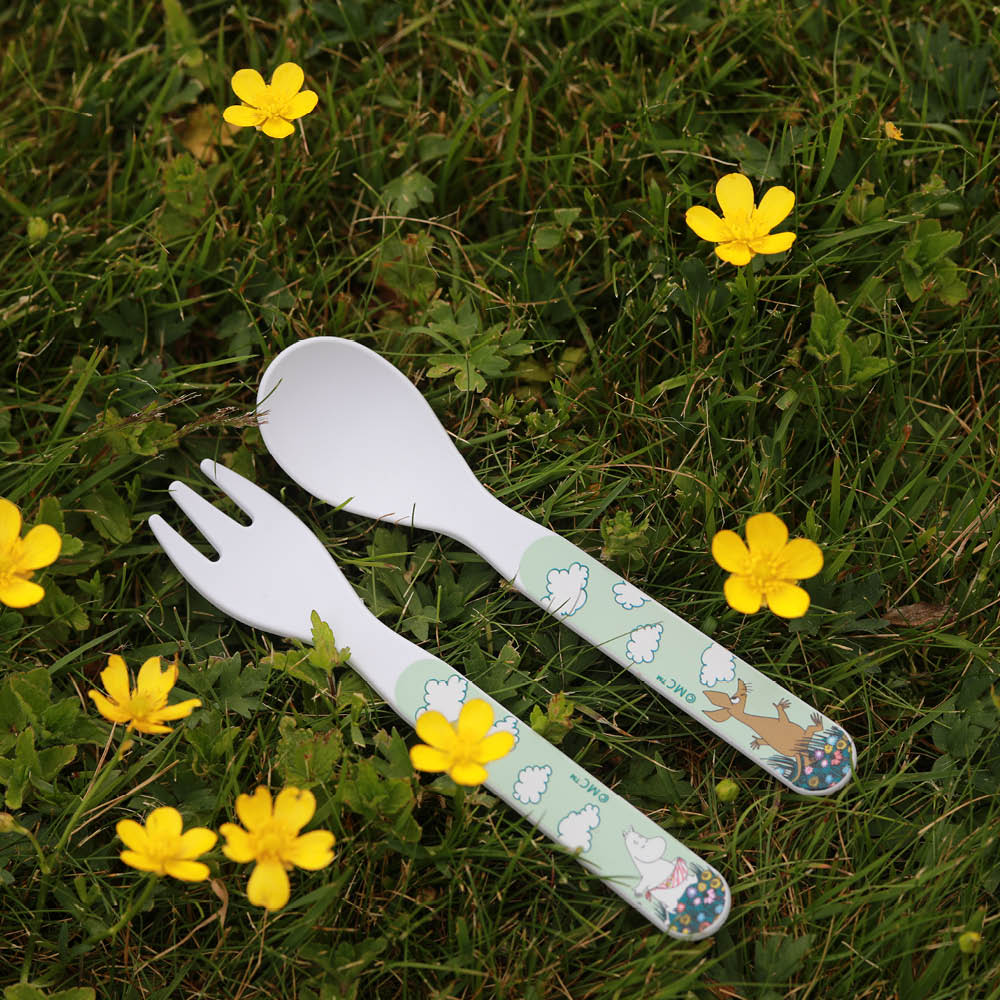 Rätt Start Mumin barnbestick 2 delar Äng grön