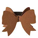 Rosett servettring 6 cm brun