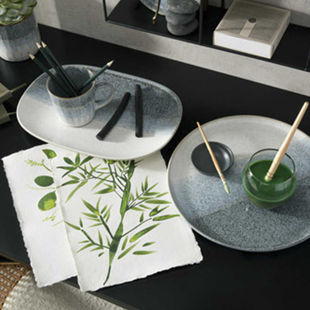 Denby Studio Grey Accent uppläggningsfat 34 cm grå