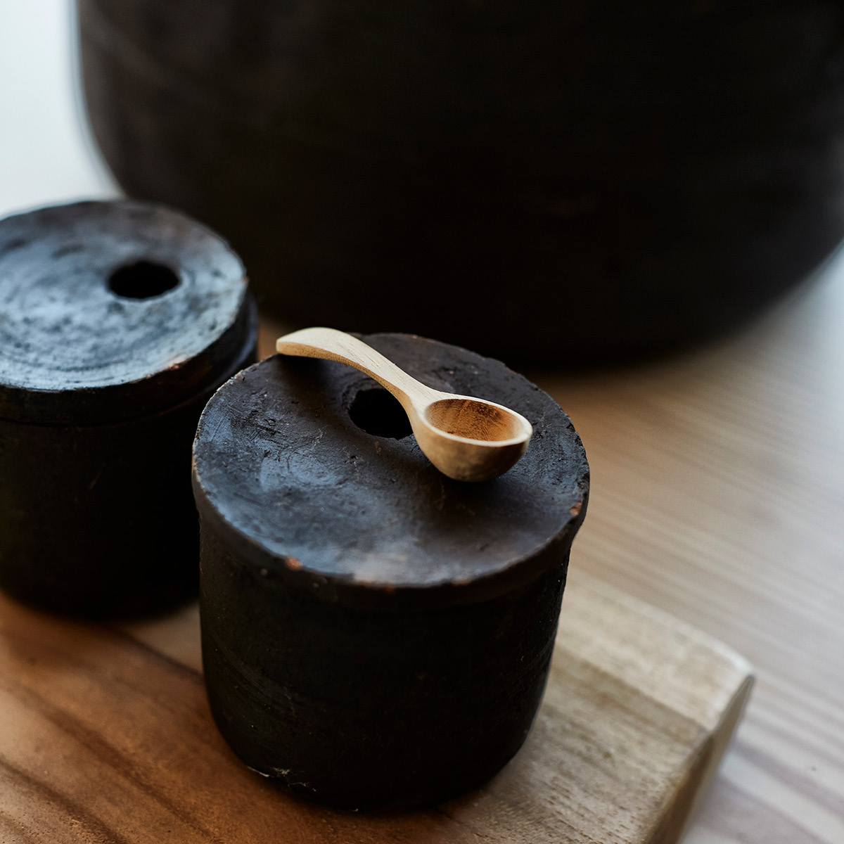 Muubs Hazel Suola- ja Pippurikulho Musta