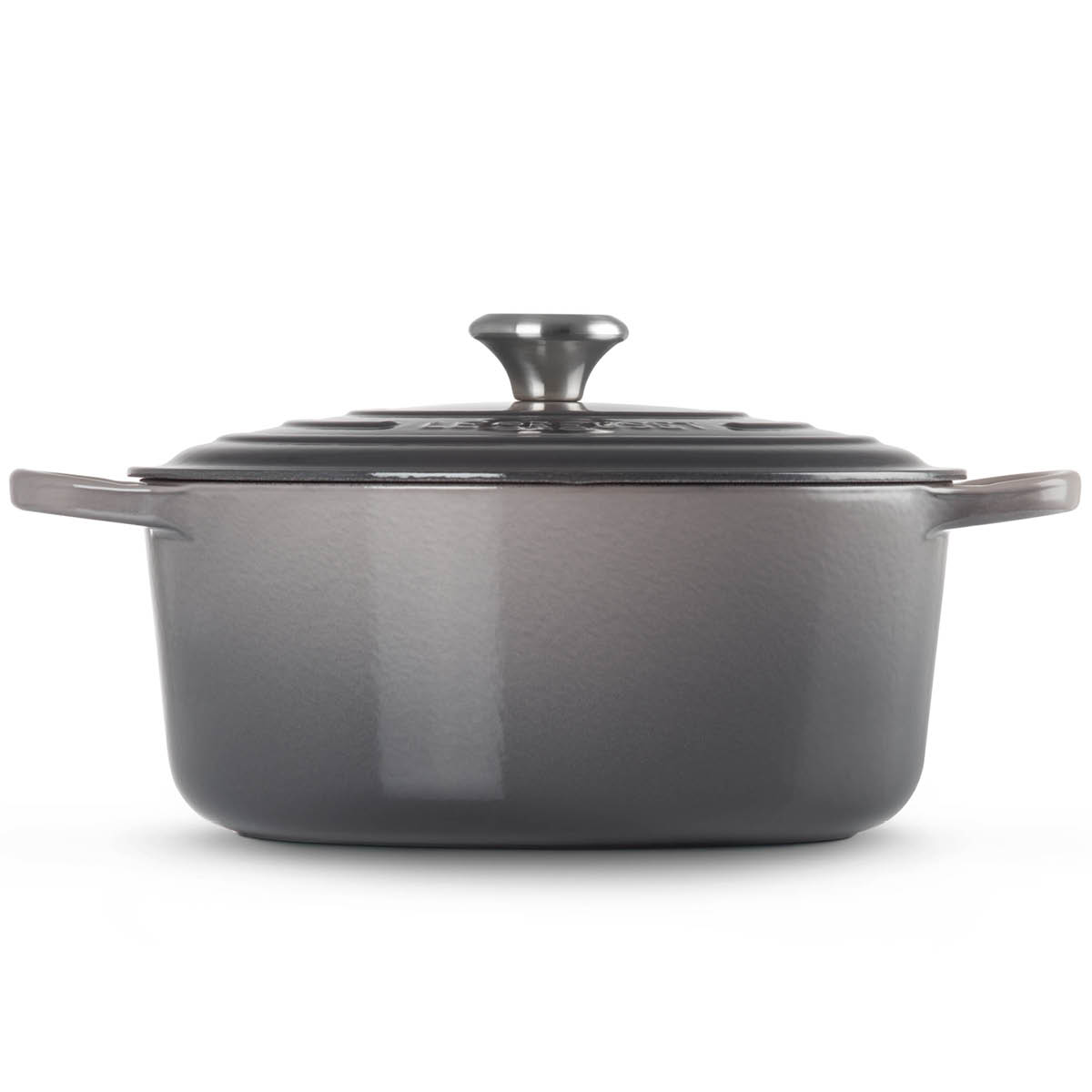 Le Creuset Signature Valurautapata pyöreä 24 cm 4,2 L Flint