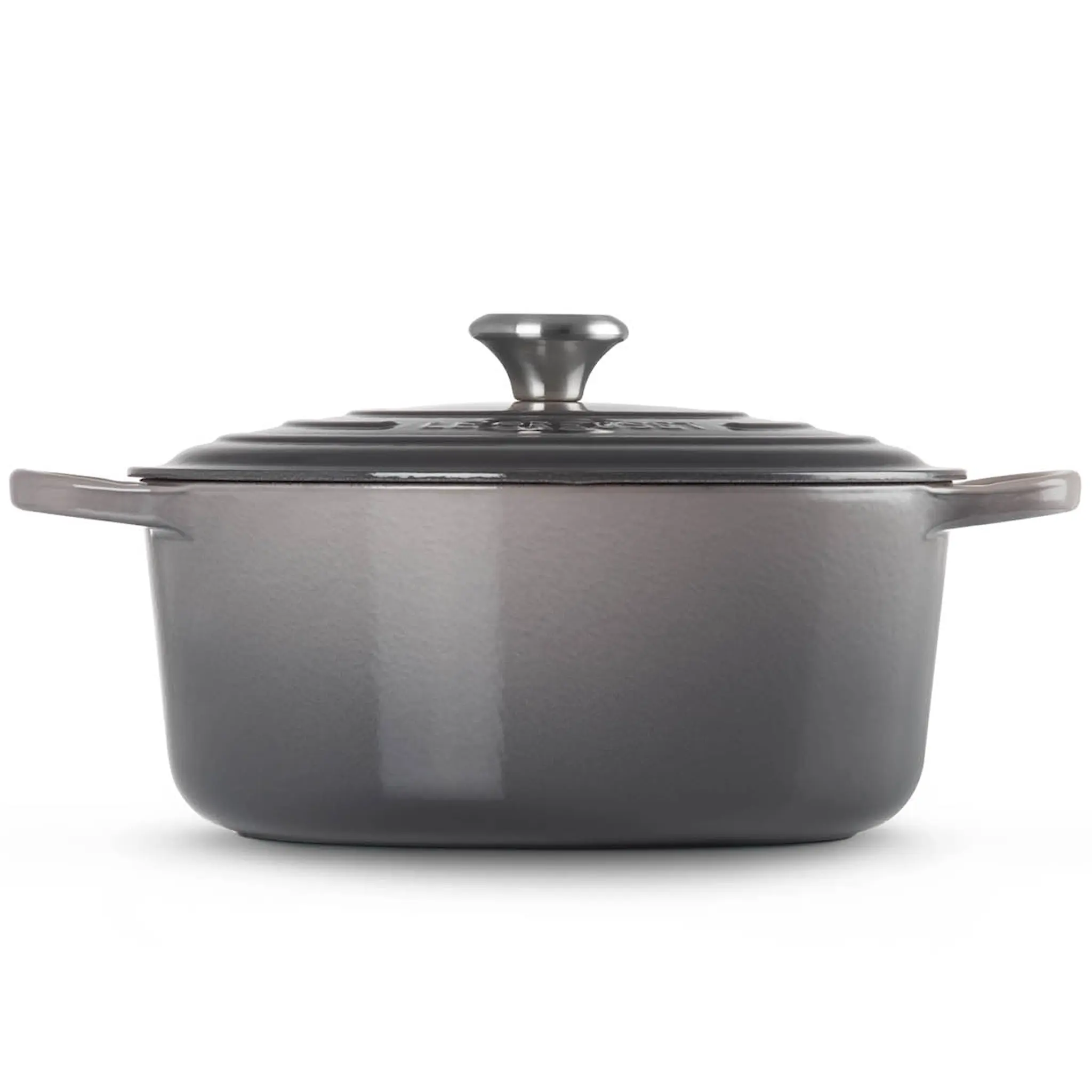 Le Creuset Signature Valurautapata pyöreä 24 cm 4,2 L Flint