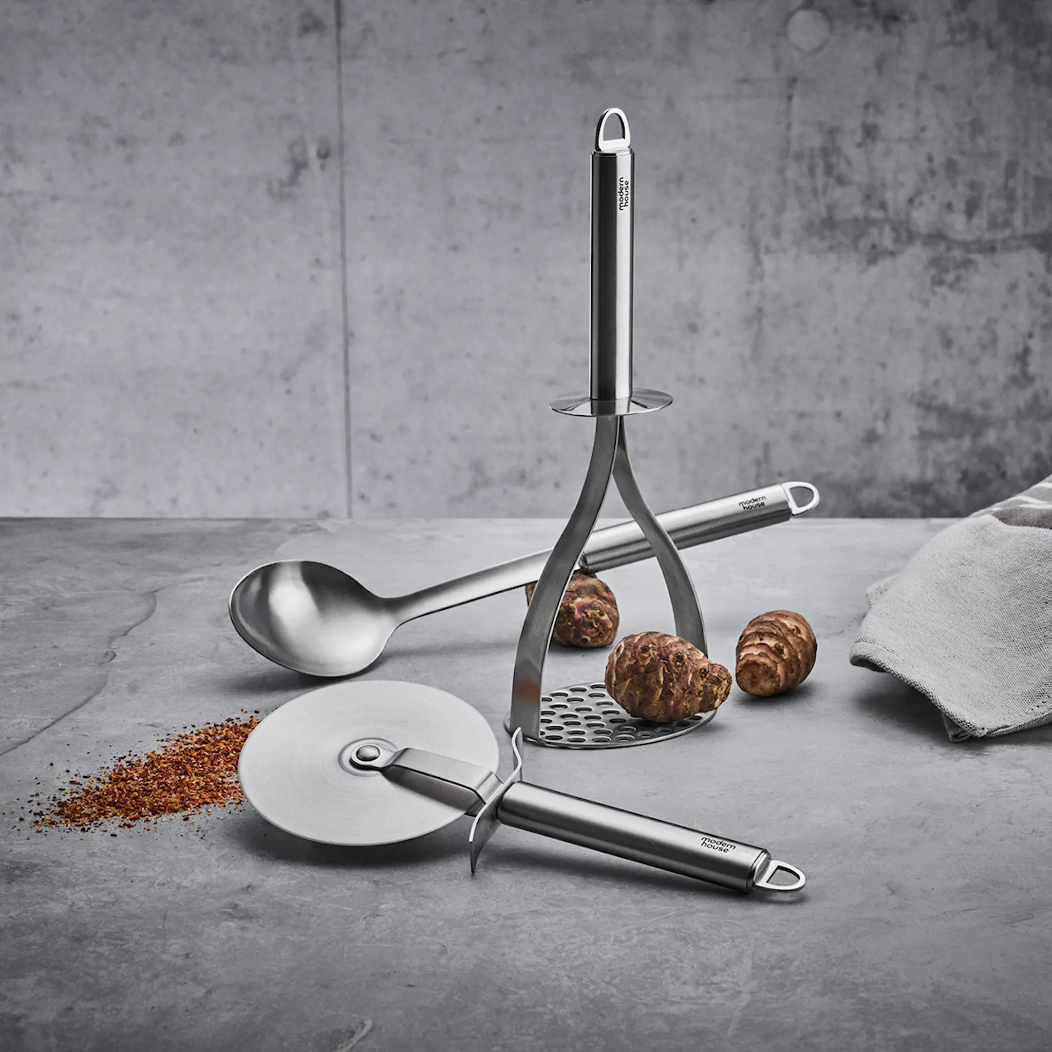 Modern House Chief Pizzakärare 26 cm Stål