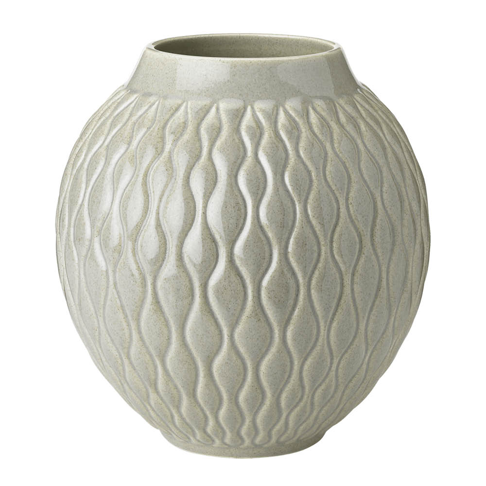 Knabstrup Keramik Solum vas 24 cm ash