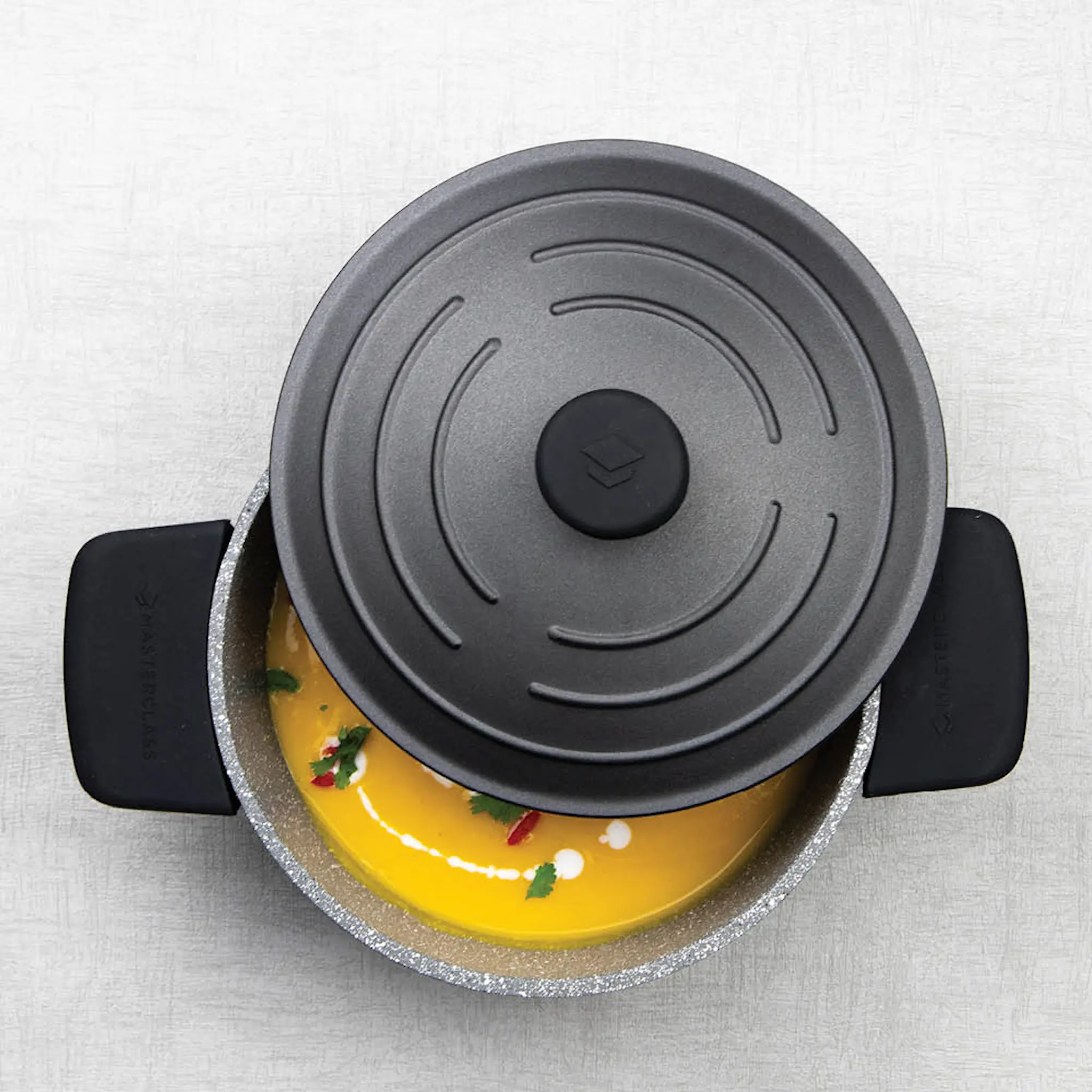 MasterClass Silikonisuoja pannukahvaan 3 osaa Musta