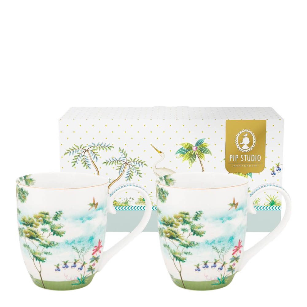 Pip Studio Jolie Muki XL 45 cl 2 kpl Siniharmaa