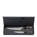 Wengè knivset 2 delar kockkniv + allkniv