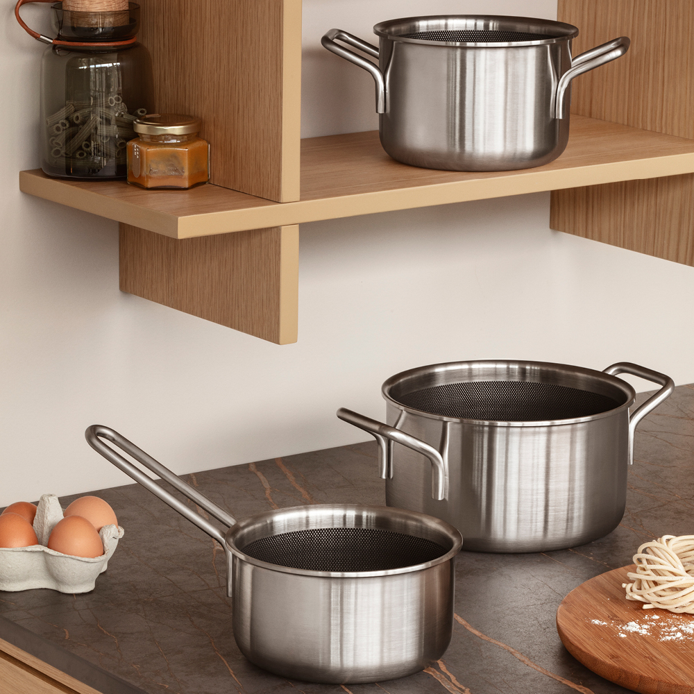 Eva Trio Multi grytset 3 delar mosaic keramisk non-stick